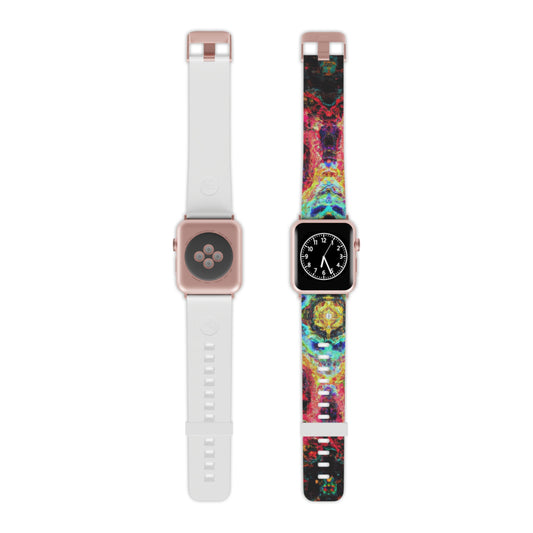 Charles Jernigan - Trippy Hippy Boho Psychedelic Apple Wrist Watch Band