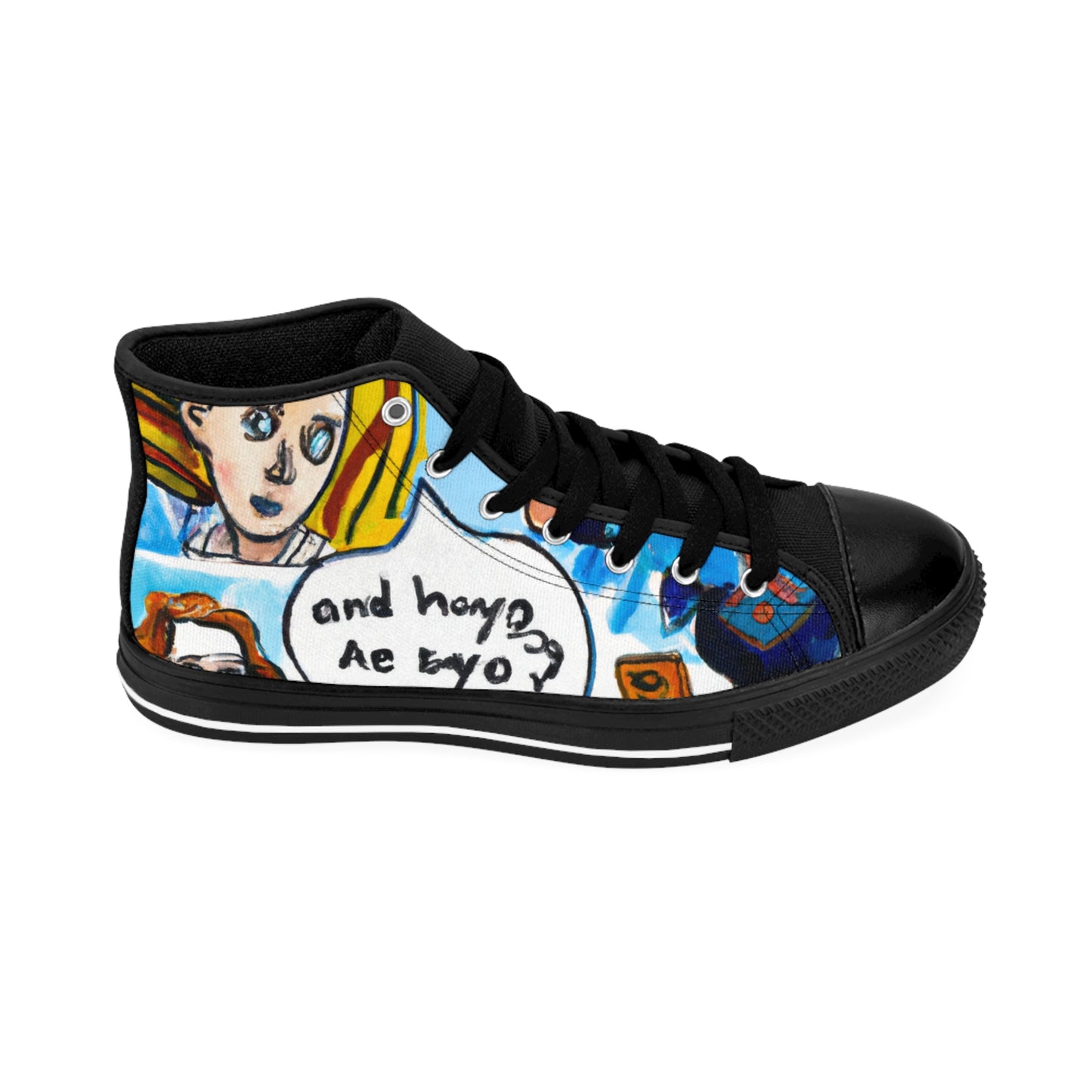 Gannet the Shoemaker - Comic Book Hi Tops