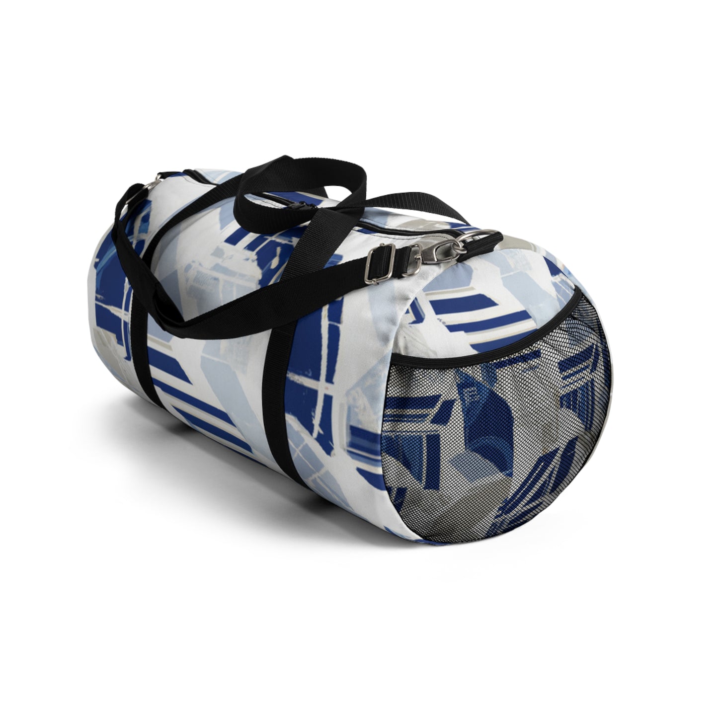 Frieda Fermat - Geometric Pattern Duffel Travel Gym Luggage Bag