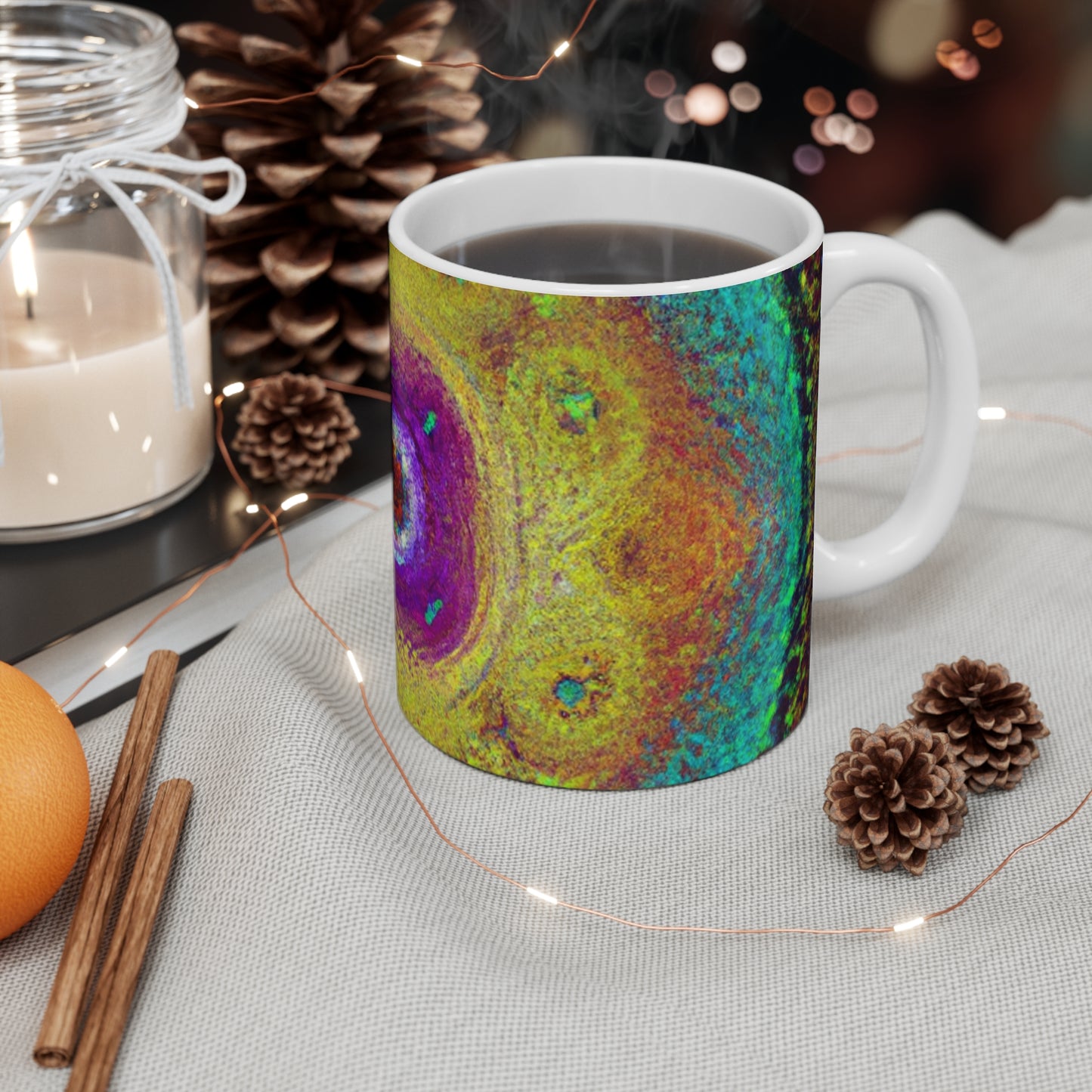 .

Raymond's Roast Coffee - Psychedelic Coffee Cup Mug 11 Ounce