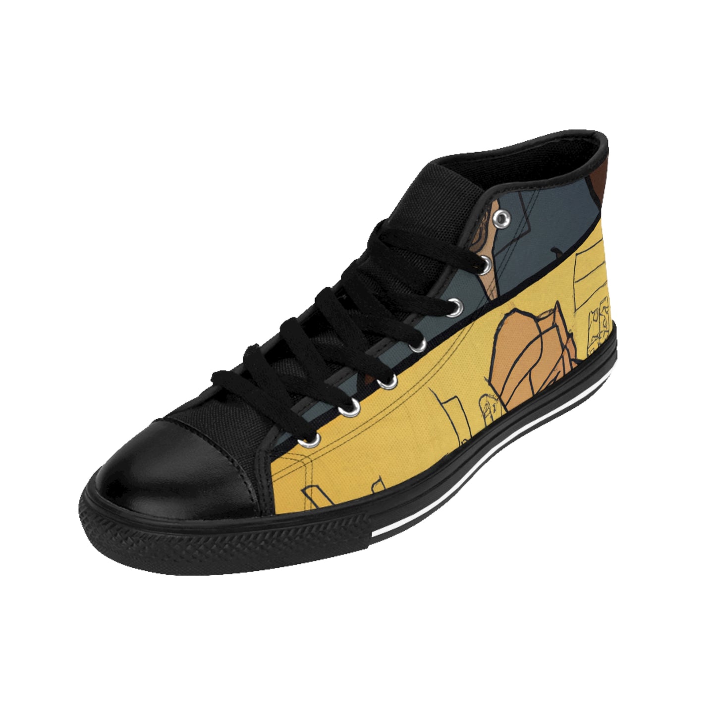 .

Samuela le Sacerdotese - Comic Book Hi Tops