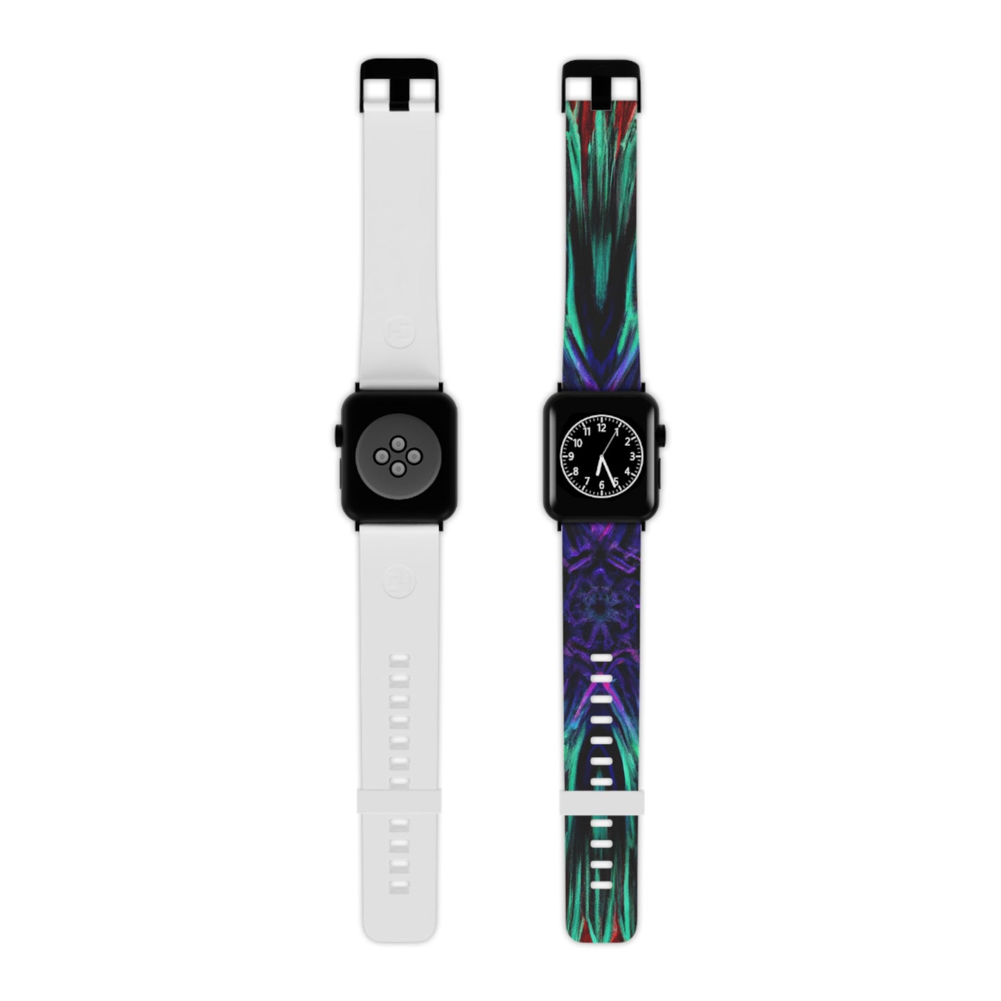 Henry or Henrietta Hurlburt - Trippy Hippy Boho Psychedelic Apple Wrist Watch Band