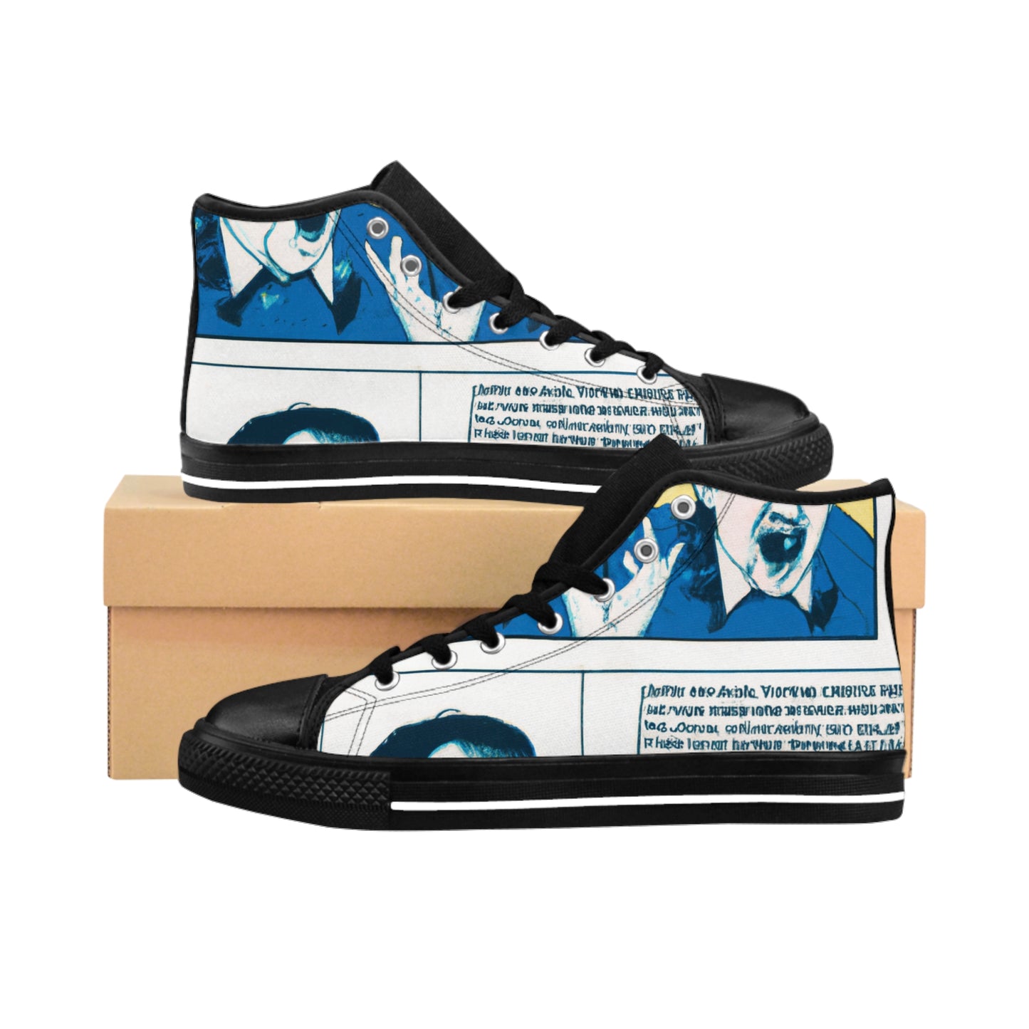 .

Frobisher Clogmaker - Comic Book Hi Tops