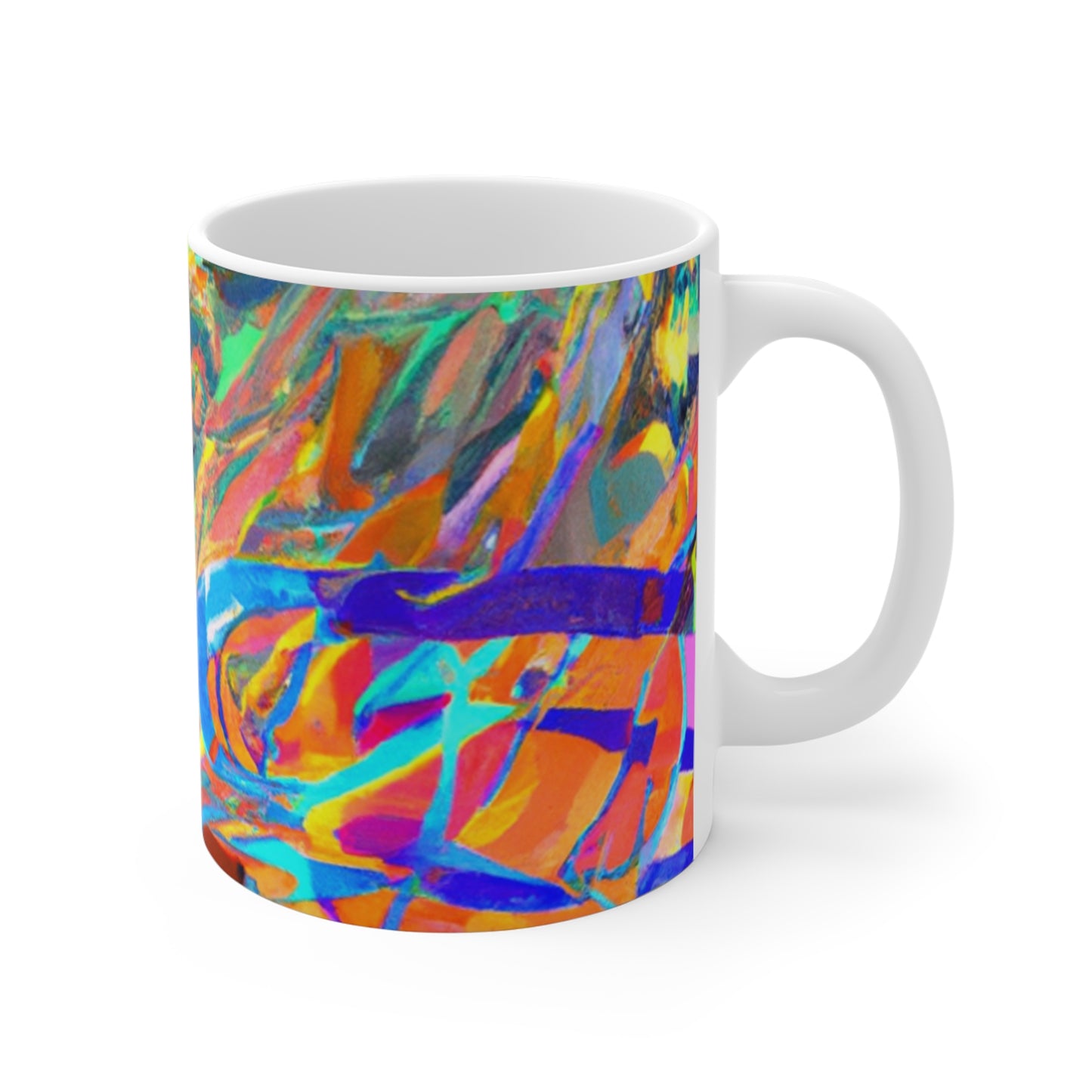 Eddison's Exquisite Espresso - Psychedelic Coffee Cup Mug 11 Ounce