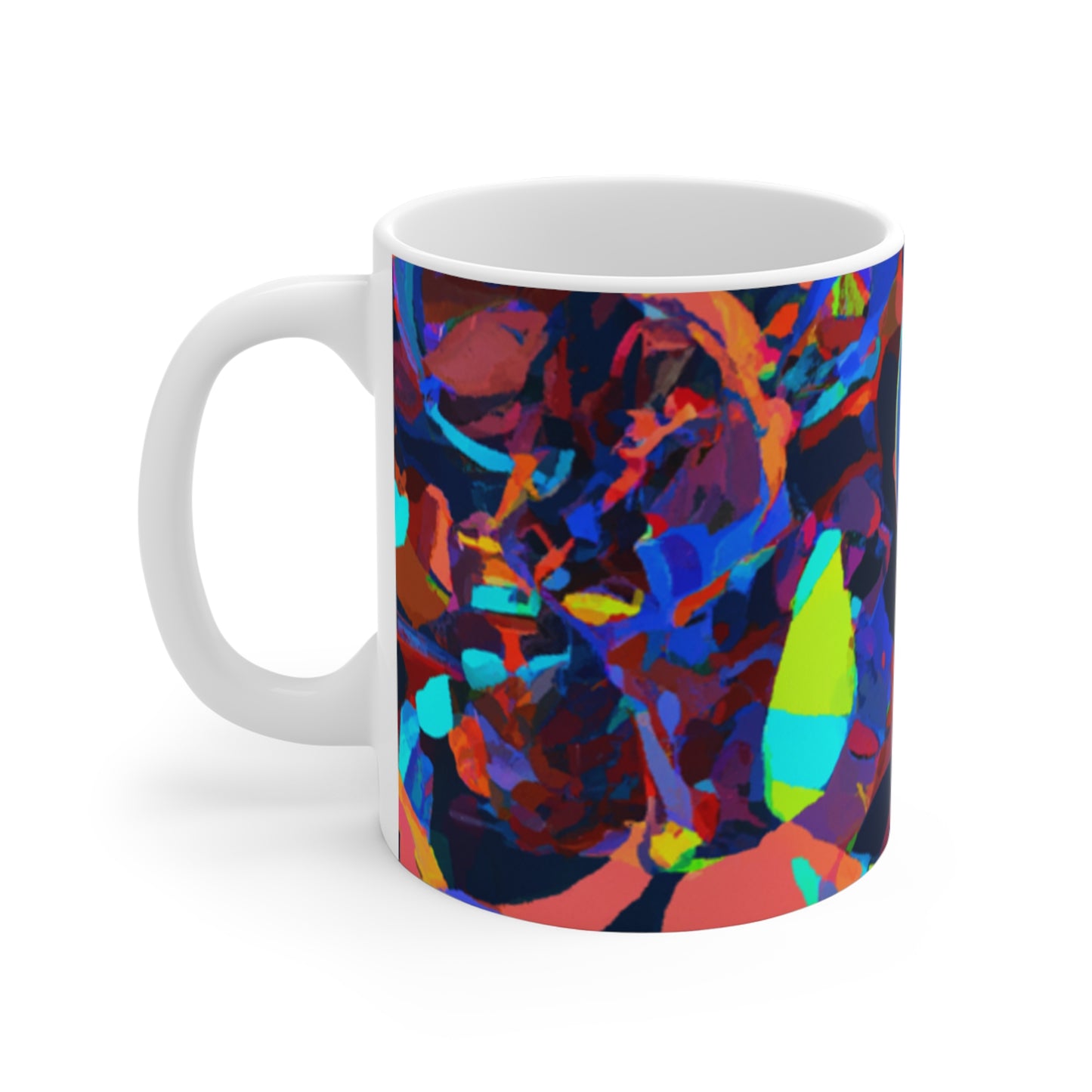 Oliver's Java Roast - Psychedelic Coffee Cup Mug 11 Ounce