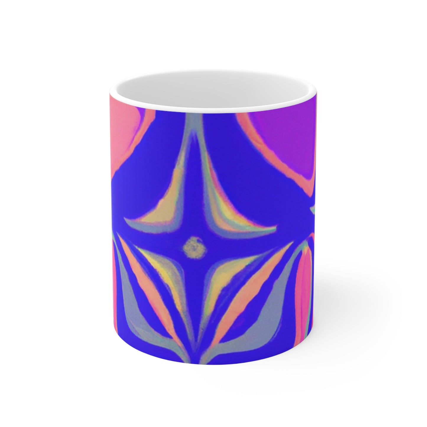 Homer's Handcrafted Roasts - Psychedelic Coffee Cup Mug 11 Ounce