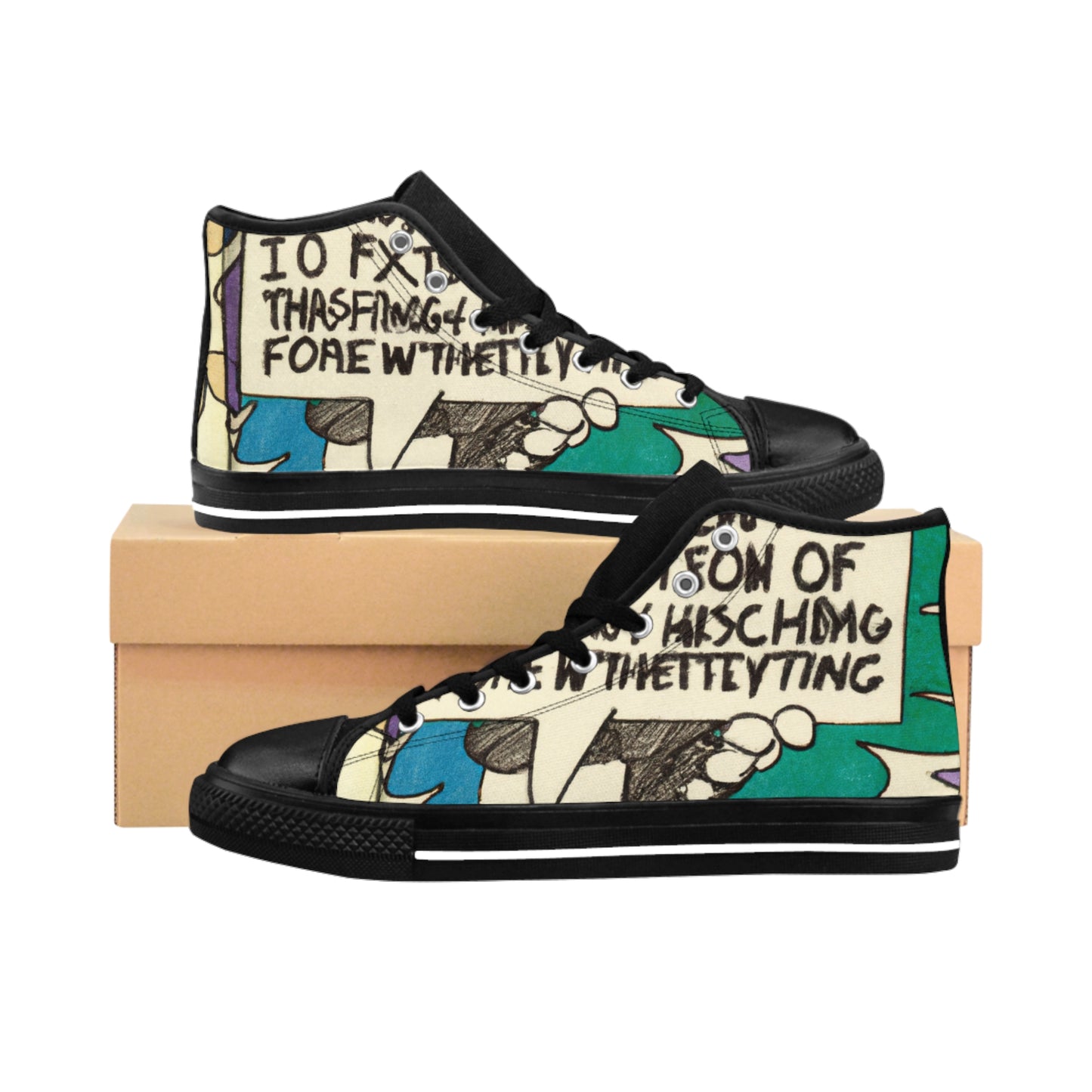 .

Harolda of Northumberland - Comic Book Hi Tops