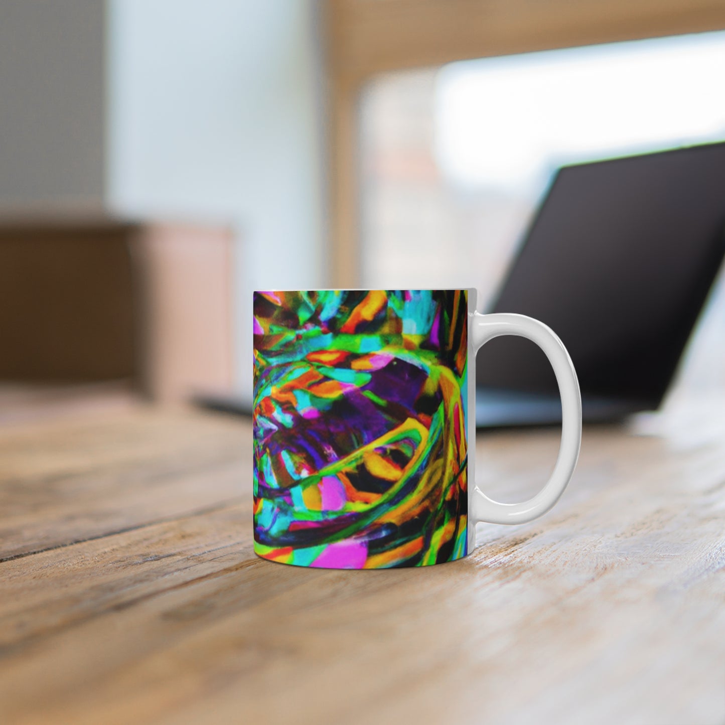 .

Maxwell's Coffee Roasters - Psychedelic Coffee Cup Mug 11 Ounce