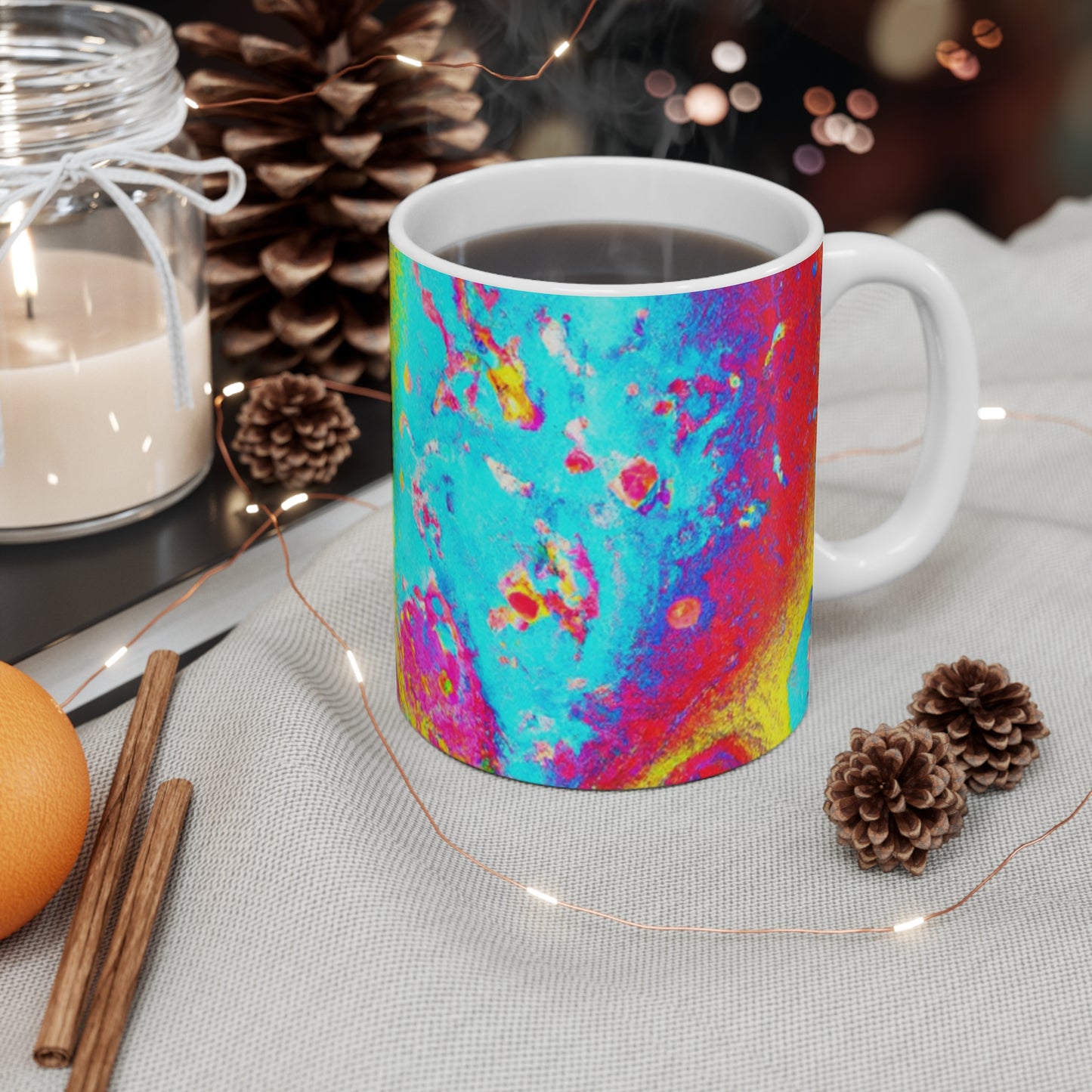 Jack's Java - Psychedelic Coffee Cup Mug 11 Ounce