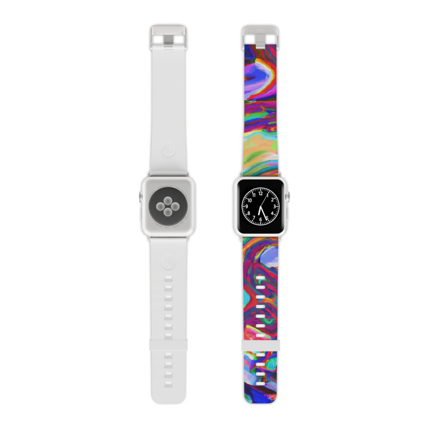 Charlotte Roersch - Trippy Hippy Boho Psychedelic Apple Wrist Watch Band