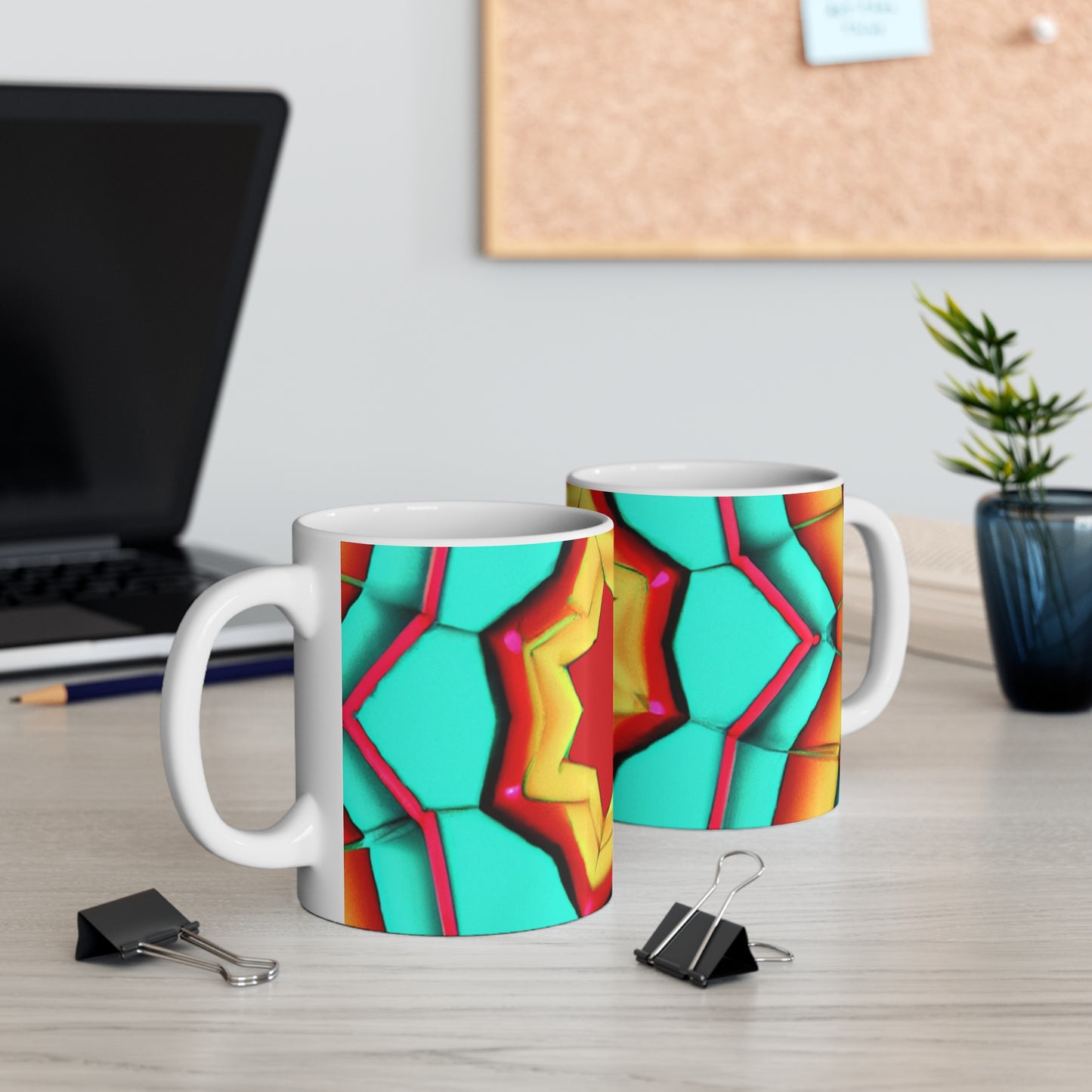 Hazel's Hot Java - Psychedelic Coffee Cup Mug 11 Ounce