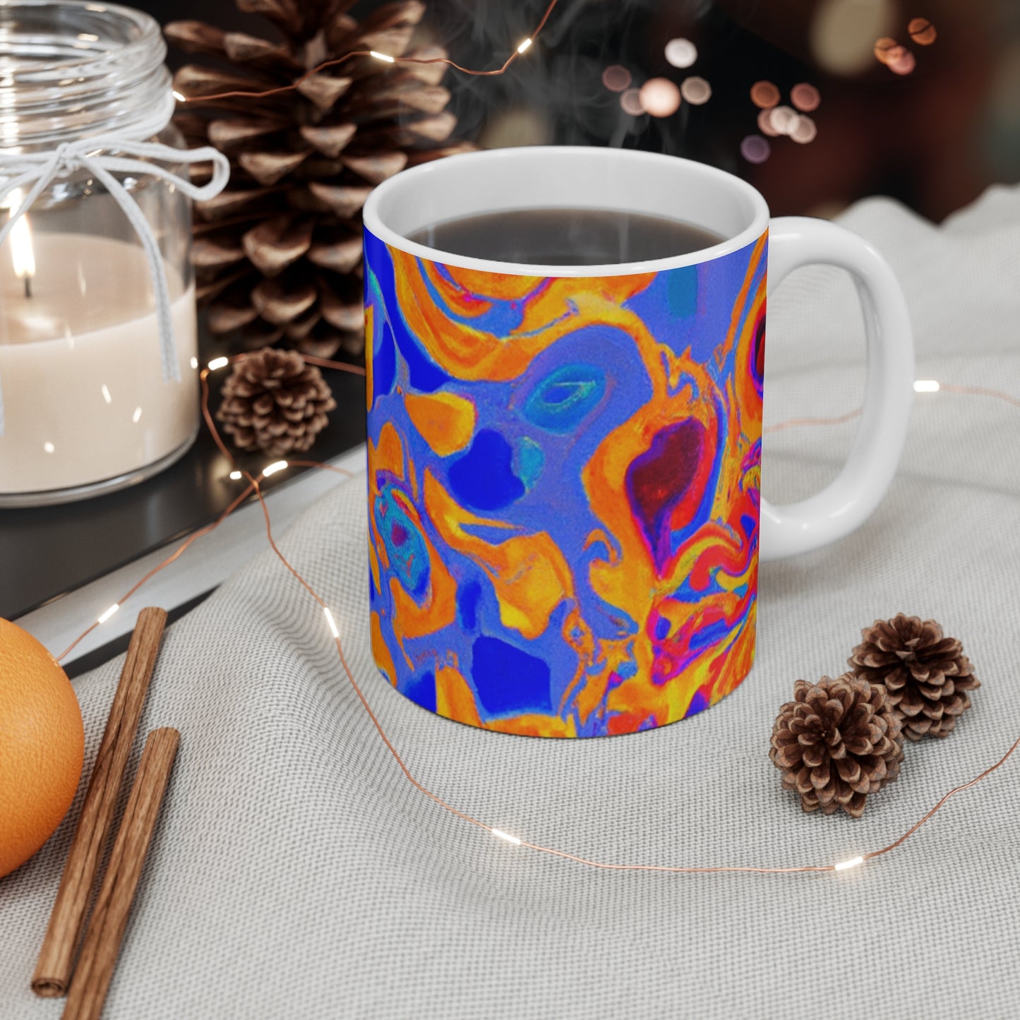 Old Brown Java - Psychedelic Coffee Cup Mug 11 Ounce