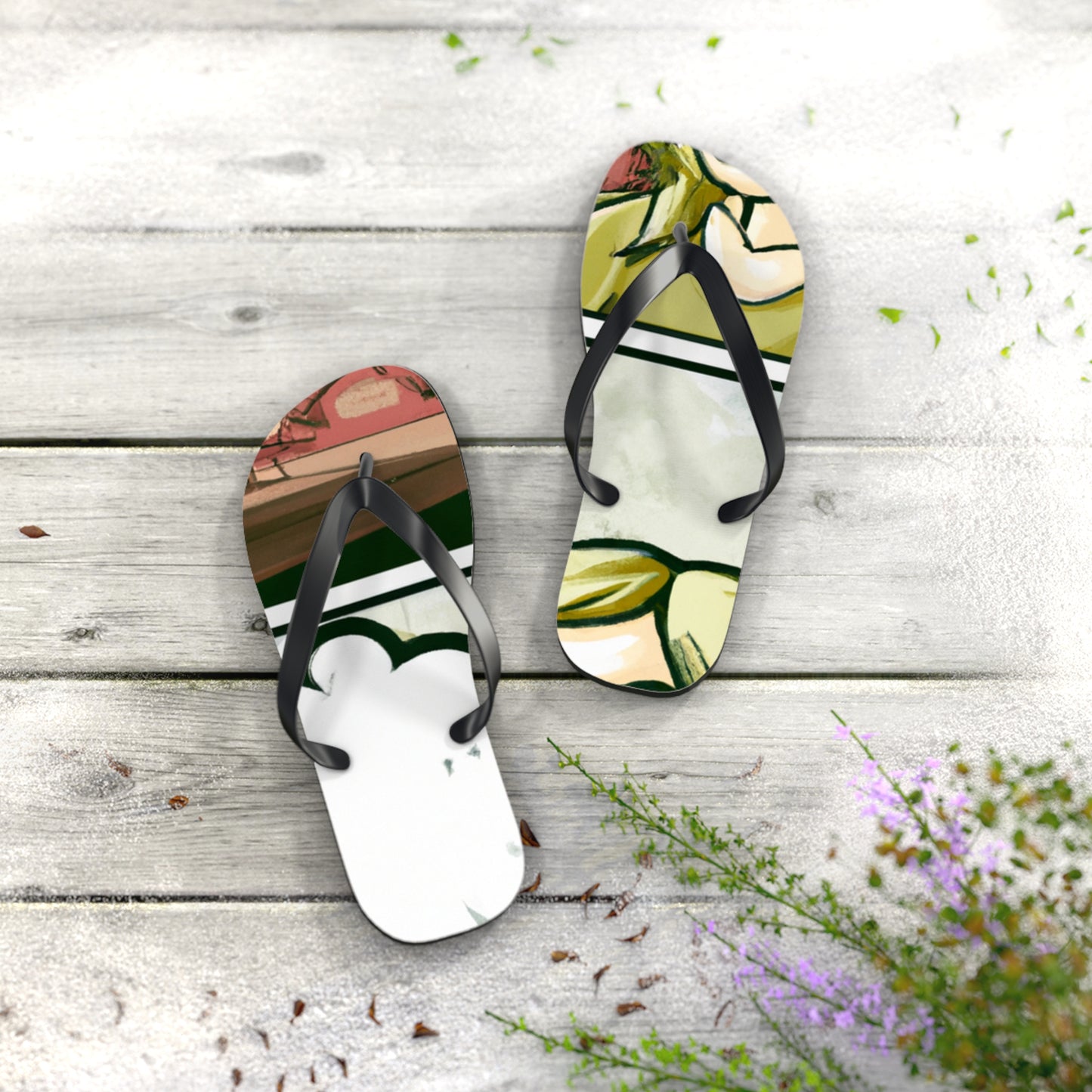 Erica Torchlight - Comics Collector Flip Flop Beach Sandals