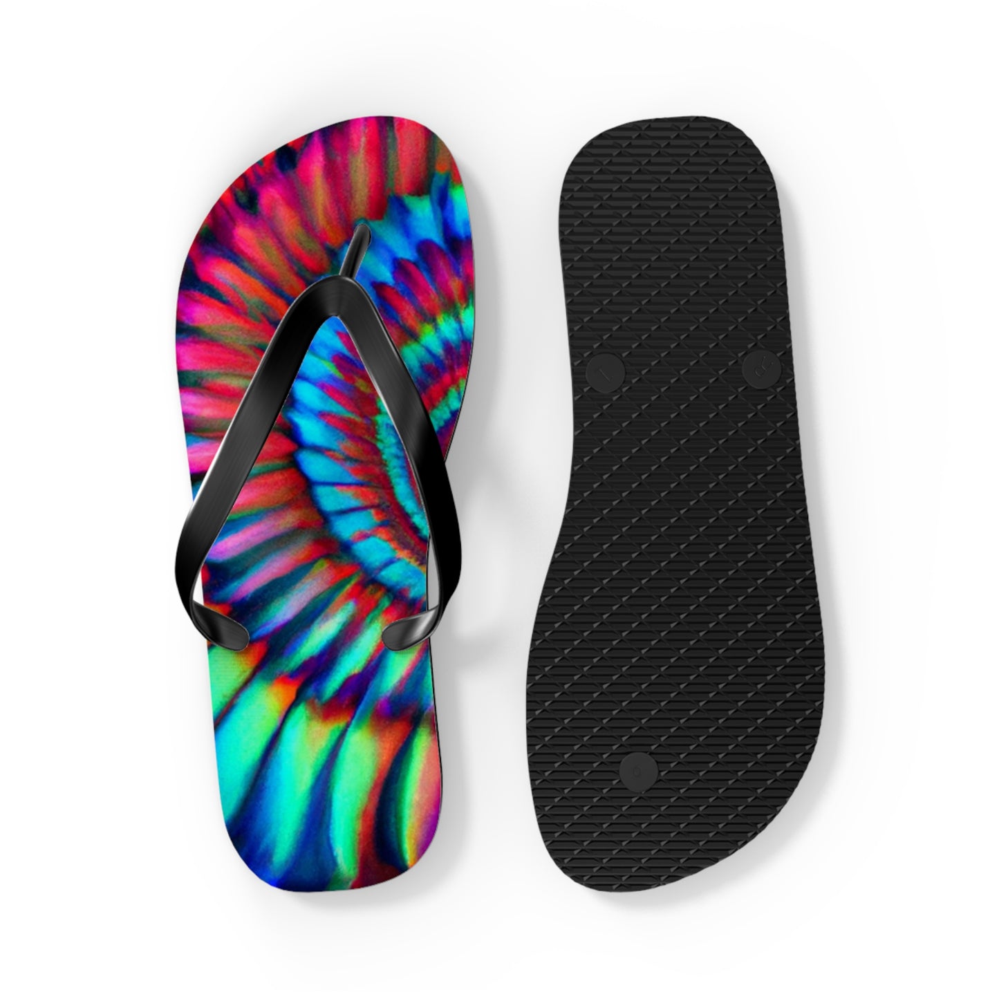 Hodgins Shoemakers - Psychedelic Trippy Flip Flop Beach Sandals