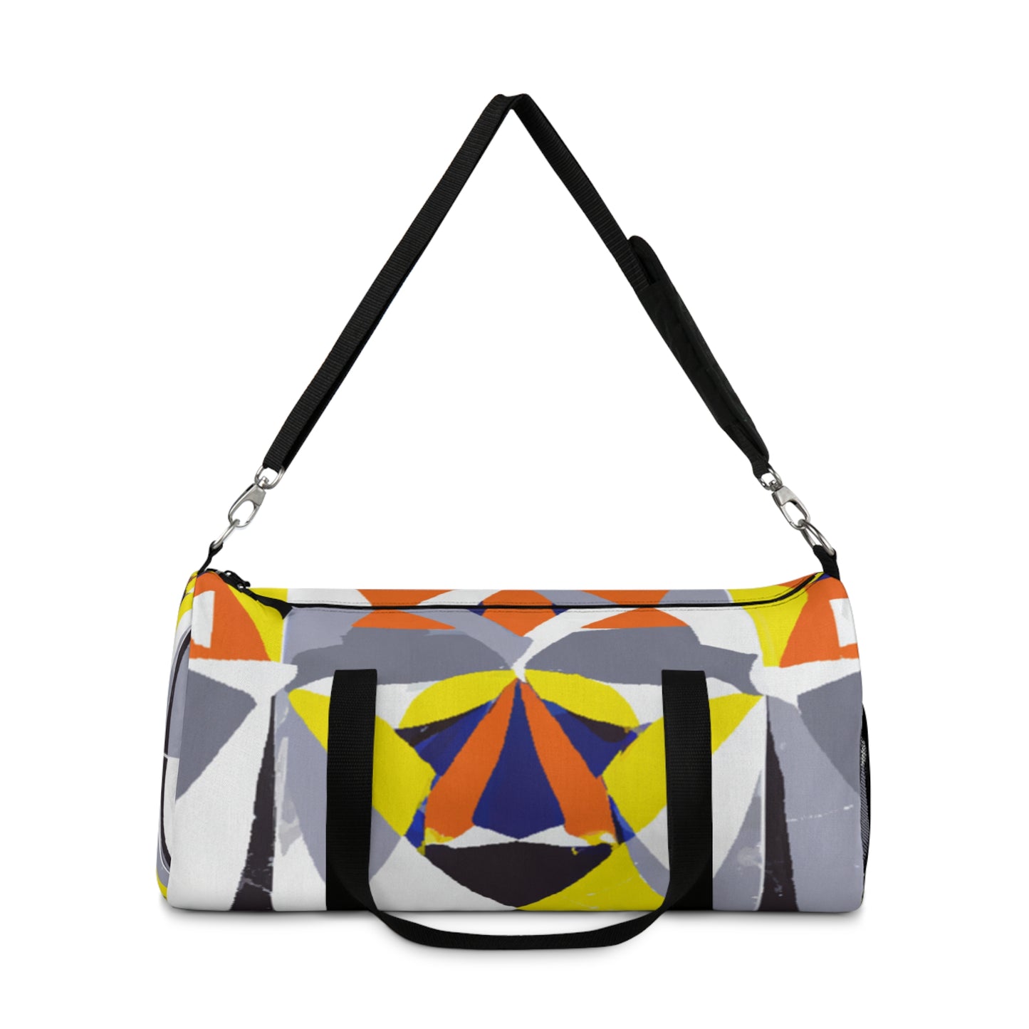 Jane Mathson - Geometric Pattern Duffel Travel Gym Luggage Bag