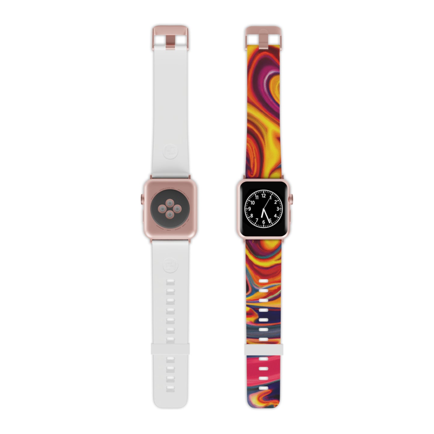 William Warrington - Trippy Hippy Boho Psychedelic Apple Wrist Watch Band