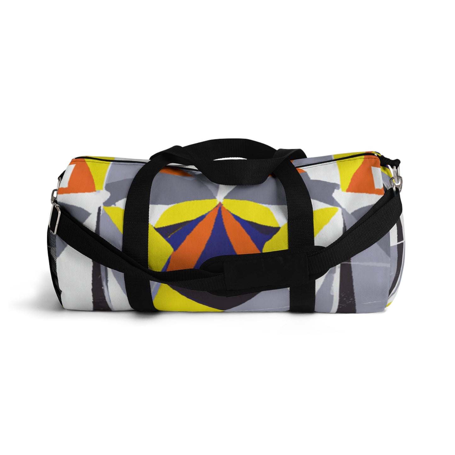 Jane Mathson - Geometric Pattern Duffel Travel Gym Luggage Bag