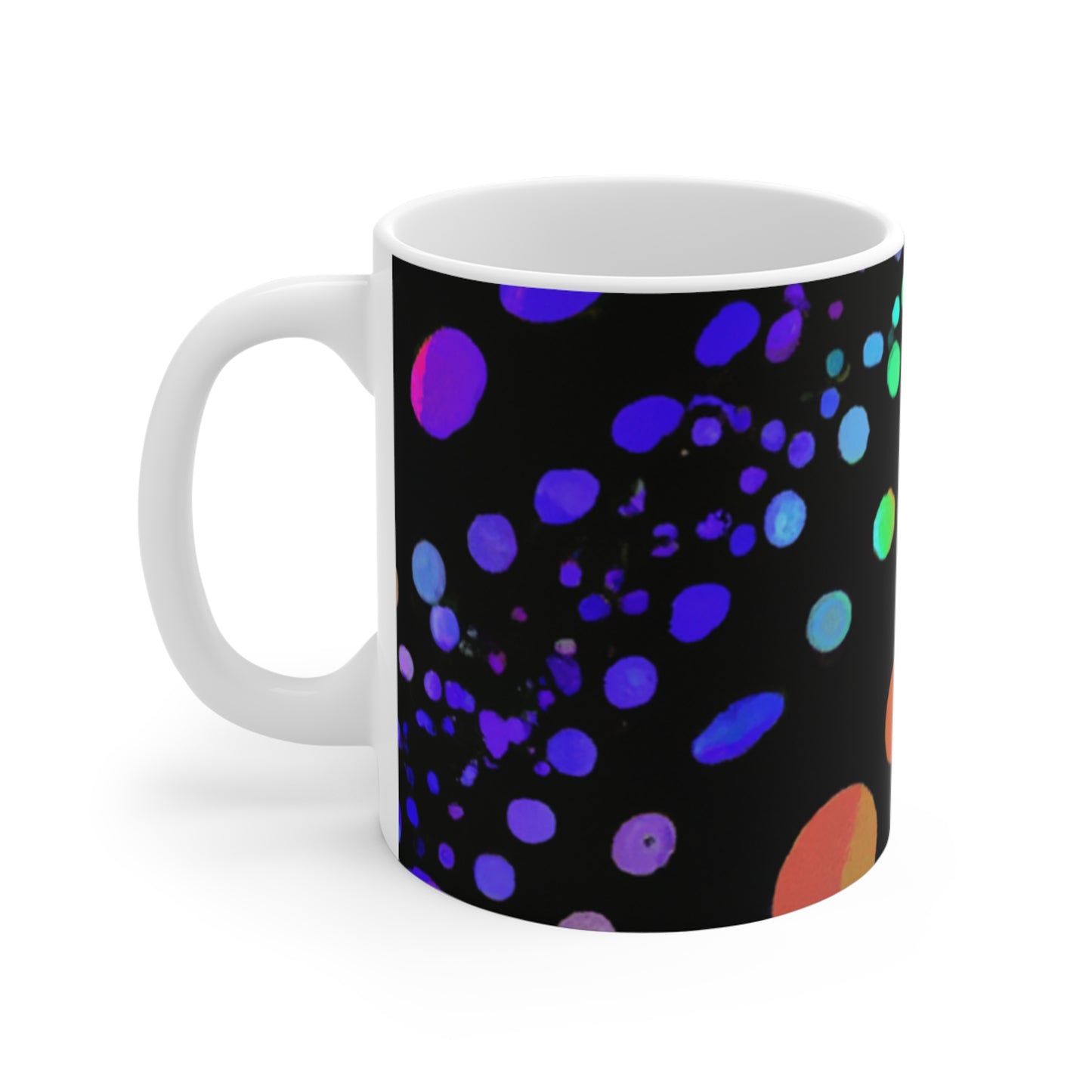 Glenda's Gourmet Java - Psychedelic Coffee Cup Mug 11 Ounce