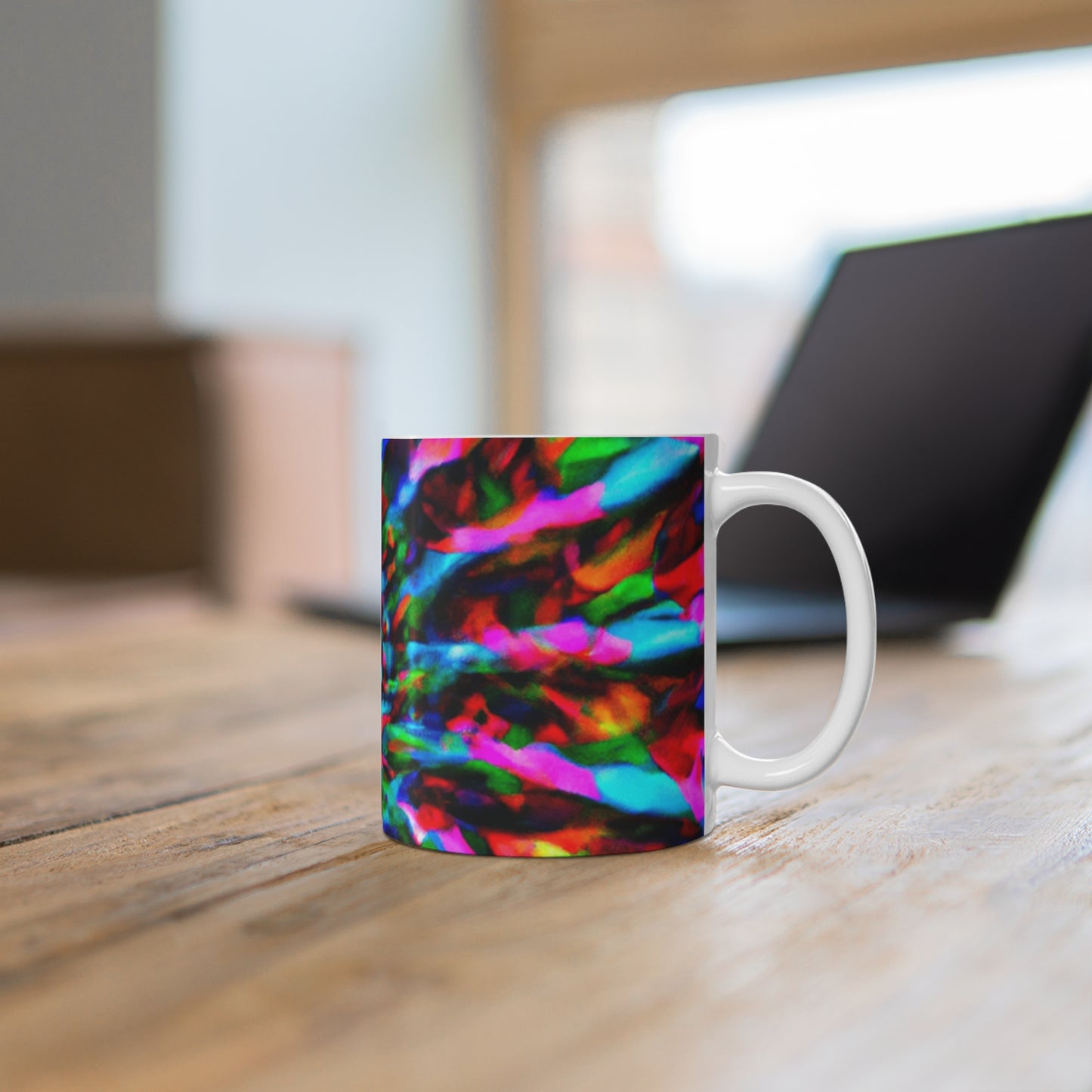 Joe Java's Coffee Company - Psychedelic Coffee Cup Mug 11 Ounce