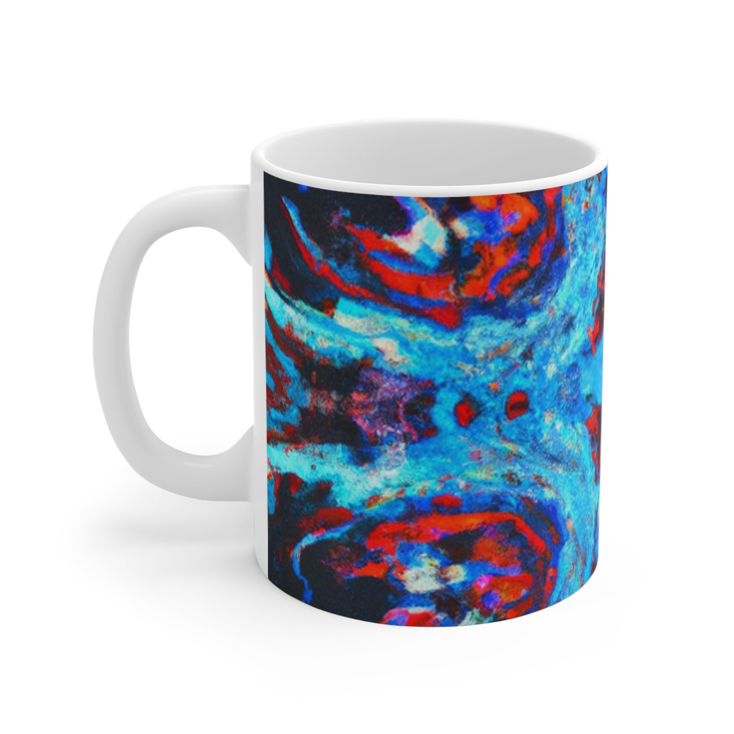 Brewster Benson Cafe - Psychedelic Coffee Cup Mug 11 Ounce