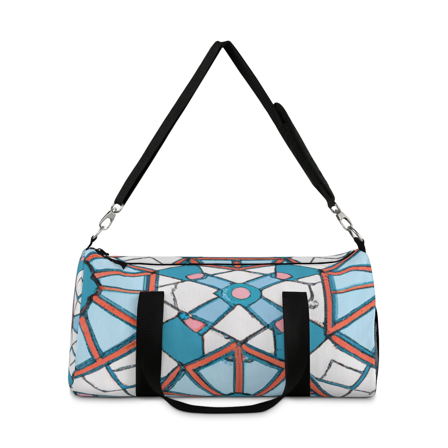 Abelard de Laceyshire - Geometric Pattern Duffel Travel Gym Luggage Bag