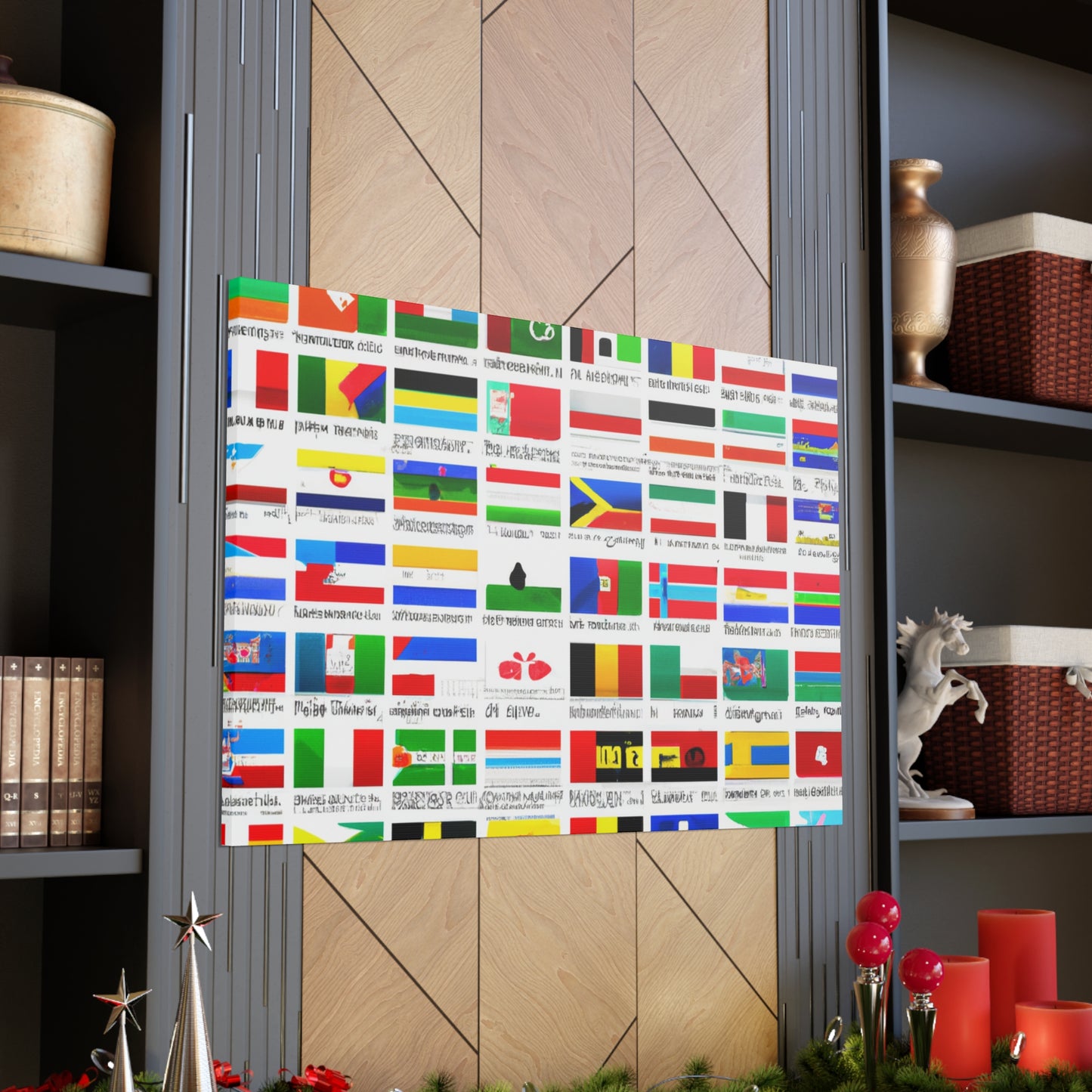 Victoria Davidoff - Flags Of The World Canvas Wall Art