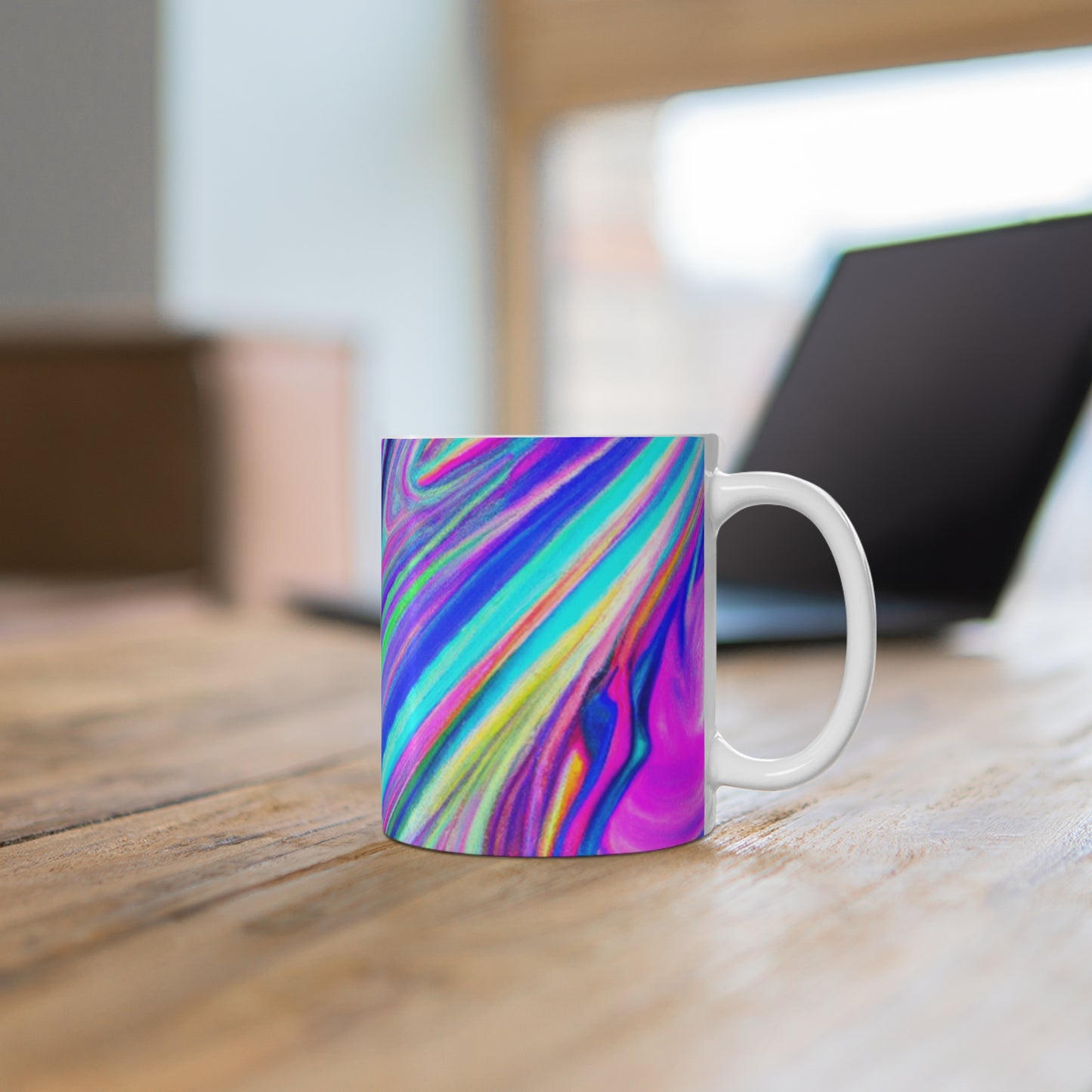 Jenny's Java - Psychedelic Coffee Cup Mug 11 Ounce