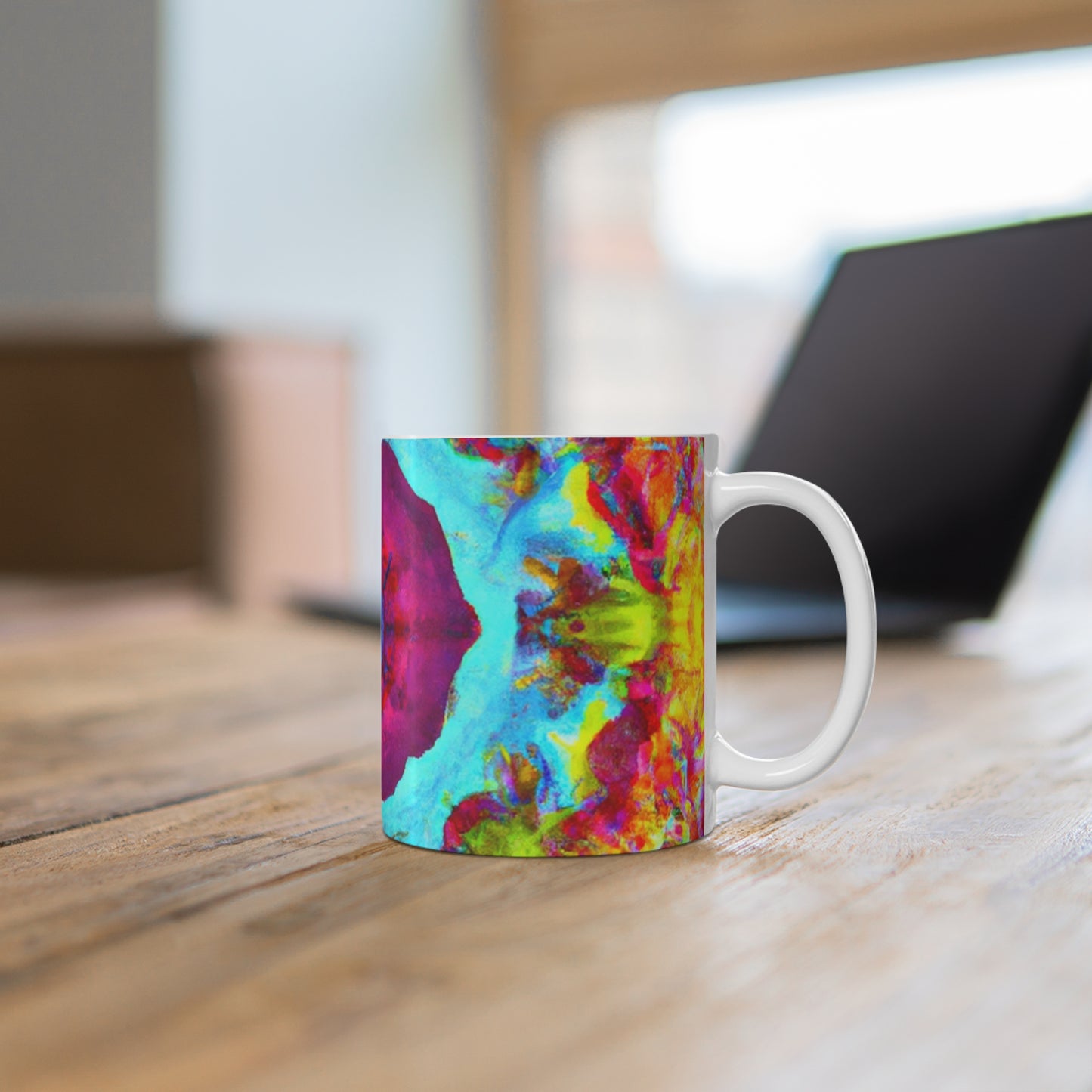 Jenny's Java - Psychedelic Coffee Cup Mug 11 Ounce