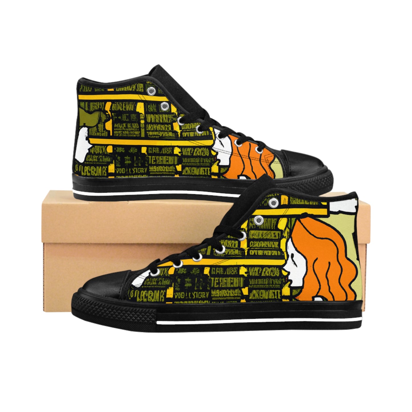 Fridleif the Footwear Forge - Comic Book Hi Tops