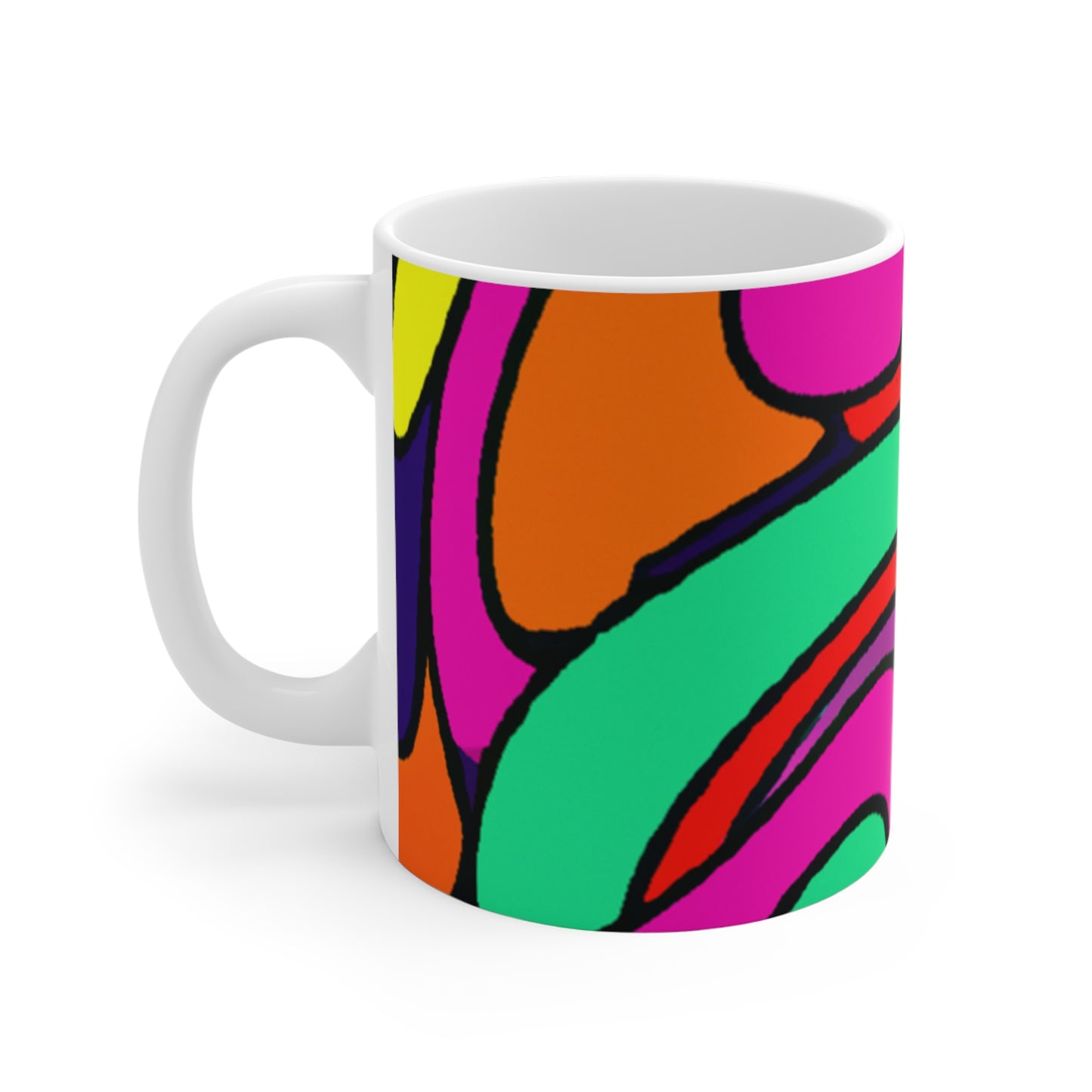 .

Joyce's Vintage Roasts - Psychedelic Coffee Cup Mug 11 Ounce