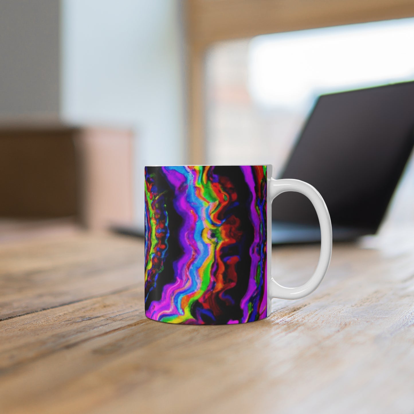 Tilda's Gourmet Java - Psychedelic Coffee Cup Mug 11 Ounce