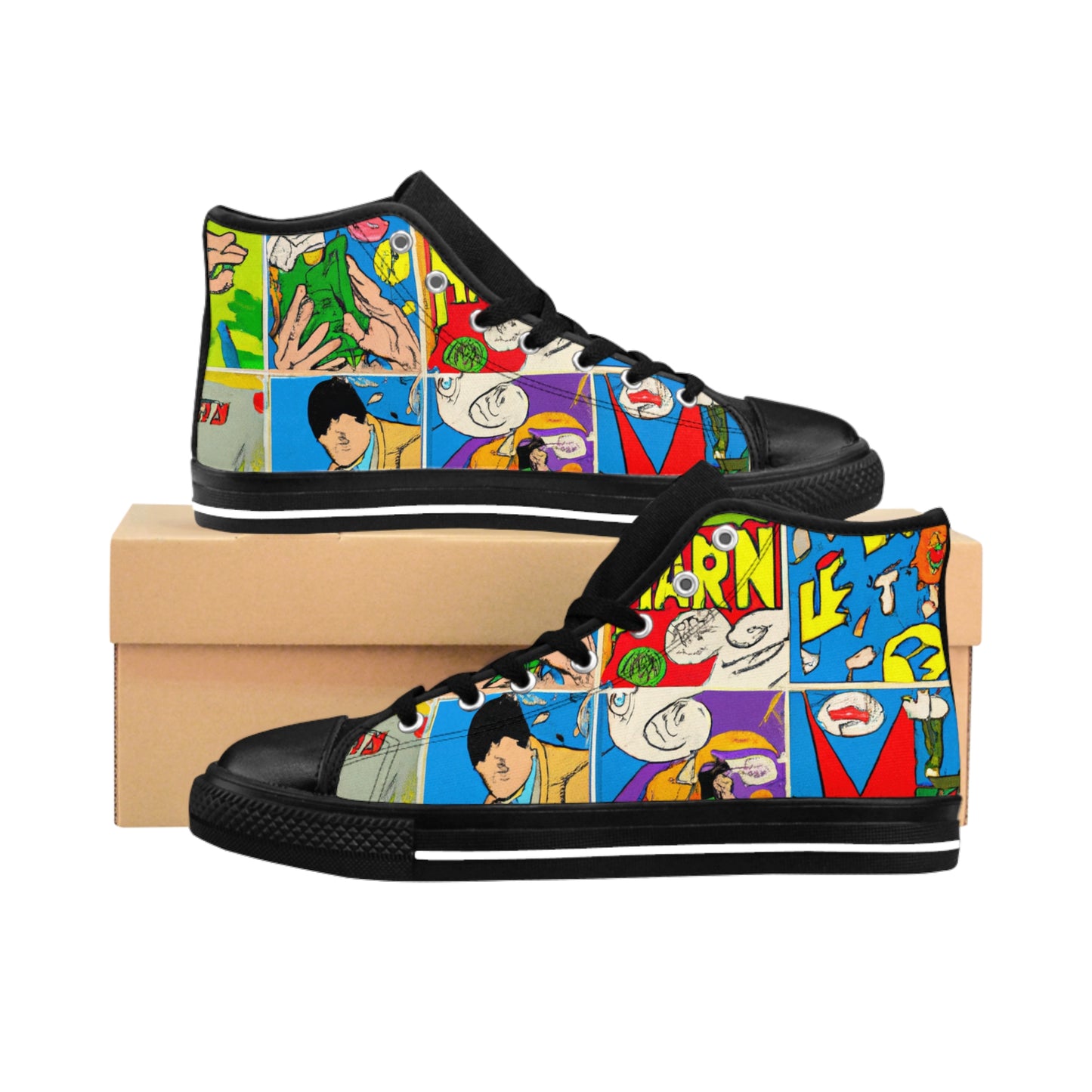 .

Connor Fitzroy - Comic Book Hi Tops