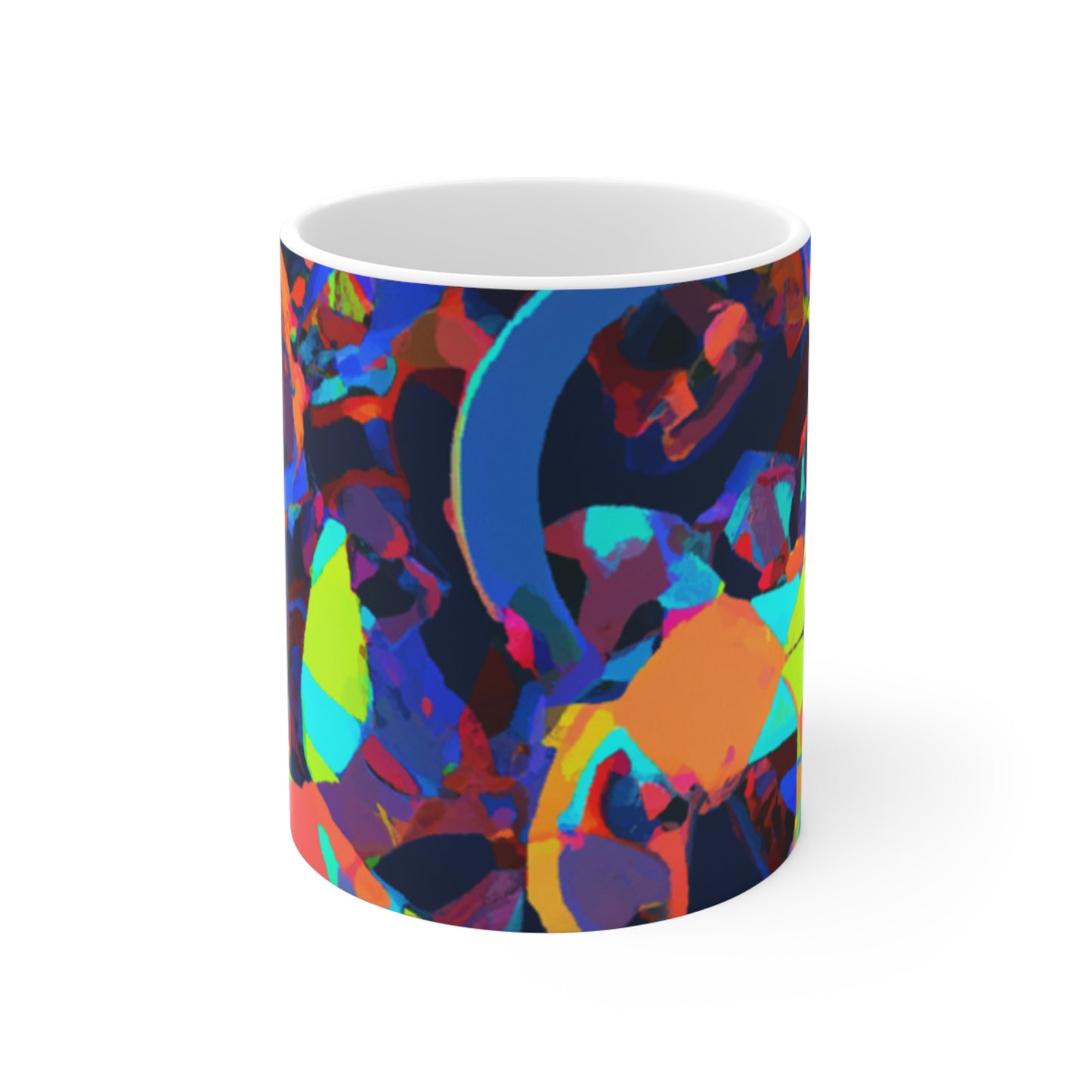 Oliver's Java Roast - Psychedelic Coffee Cup Mug 11 Ounce