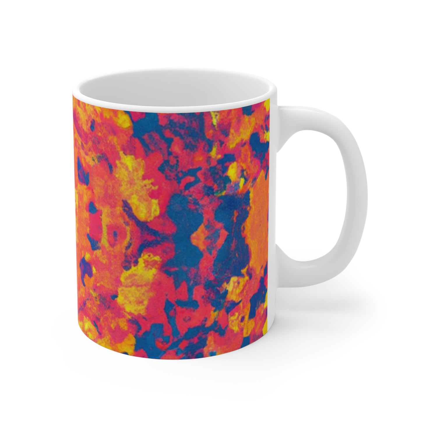 Joe's Java - Psychedelic Coffee Cup Mug 11 Ounce