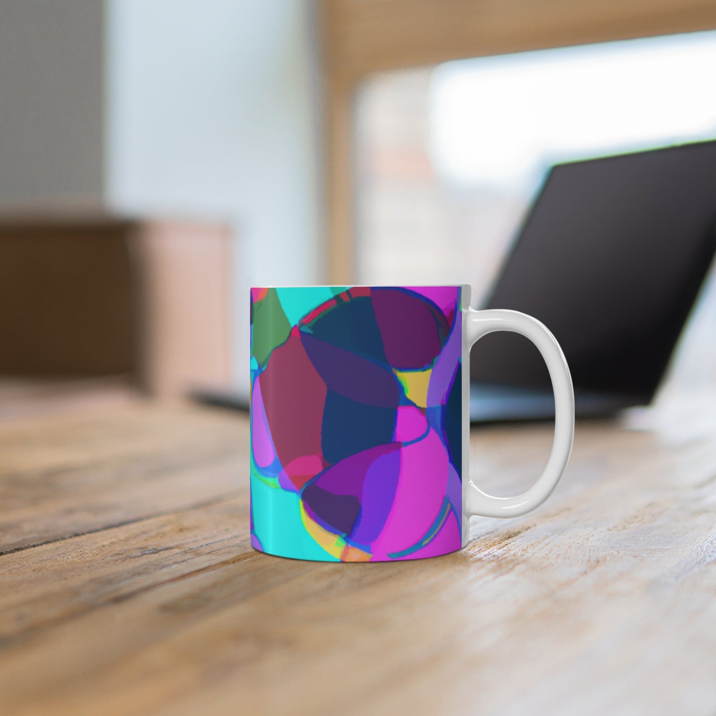 Mello Joe's Coffee Co. - Psychedelic Coffee Cup Mug 11 Ounce