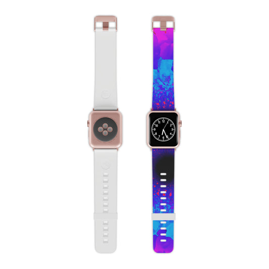 Anselmo Guillo - Trippy Hippy Boho Psychedelic Apple Wrist Watch Band