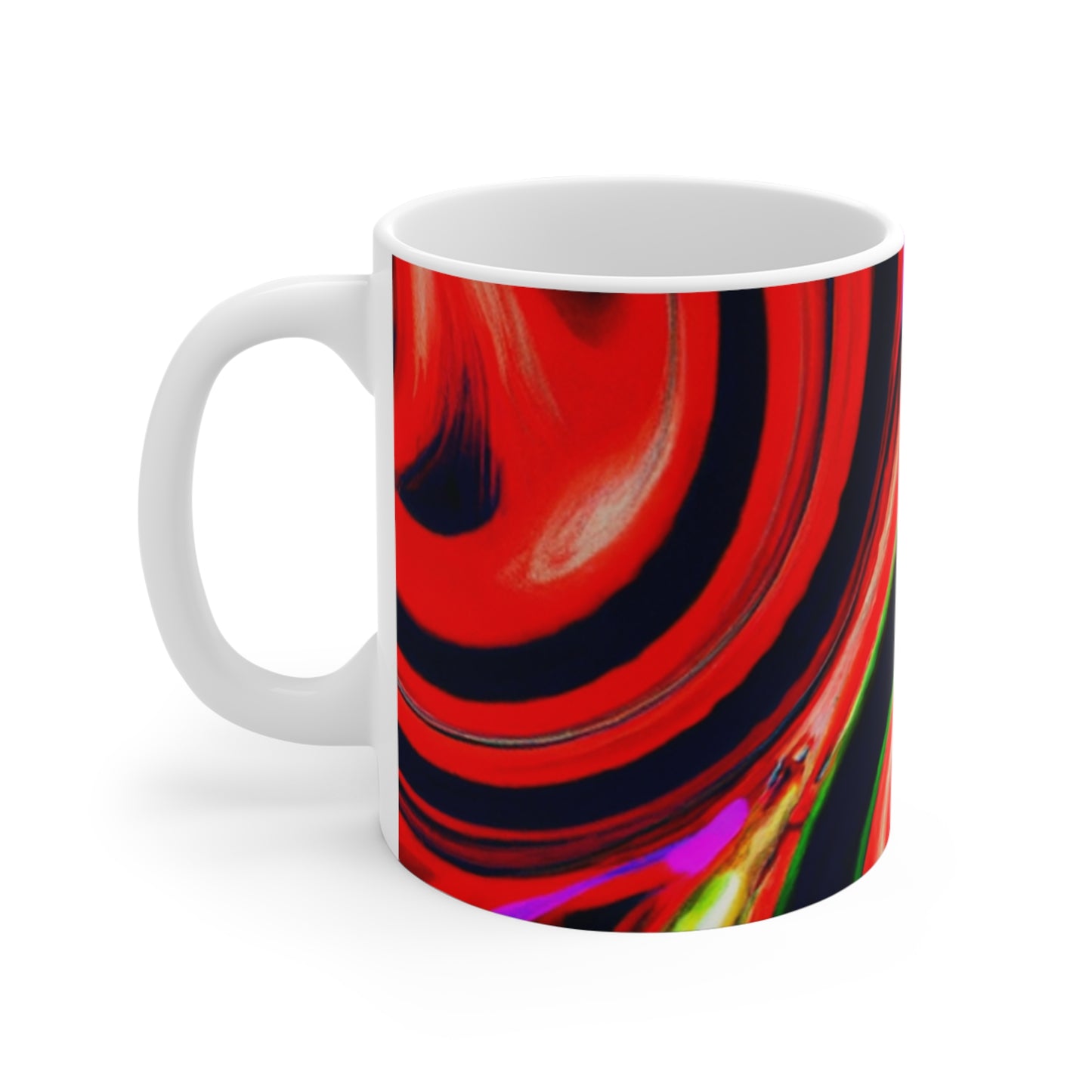 Sally's Classic Roasts - Psychedelic Coffee Cup Mug 11 Ounce