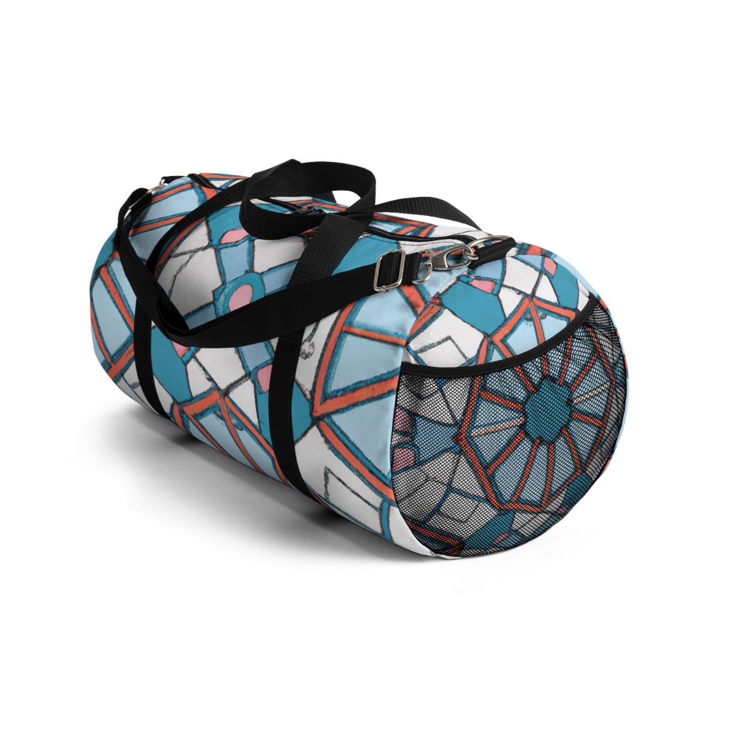 Abelard de Laceyshire - Geometric Pattern Duffel Travel Gym Luggage Bag