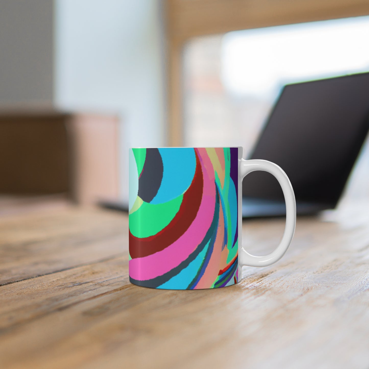 Joe's Java Roast - Psychedelic Coffee Cup Mug 11 Ounce