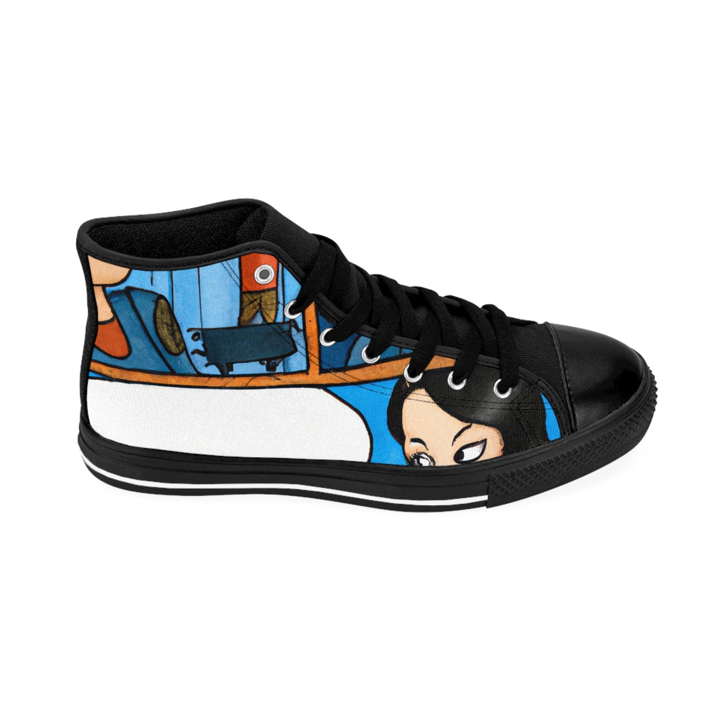 .

Florana de la Fuente - Comic Book Hi Tops