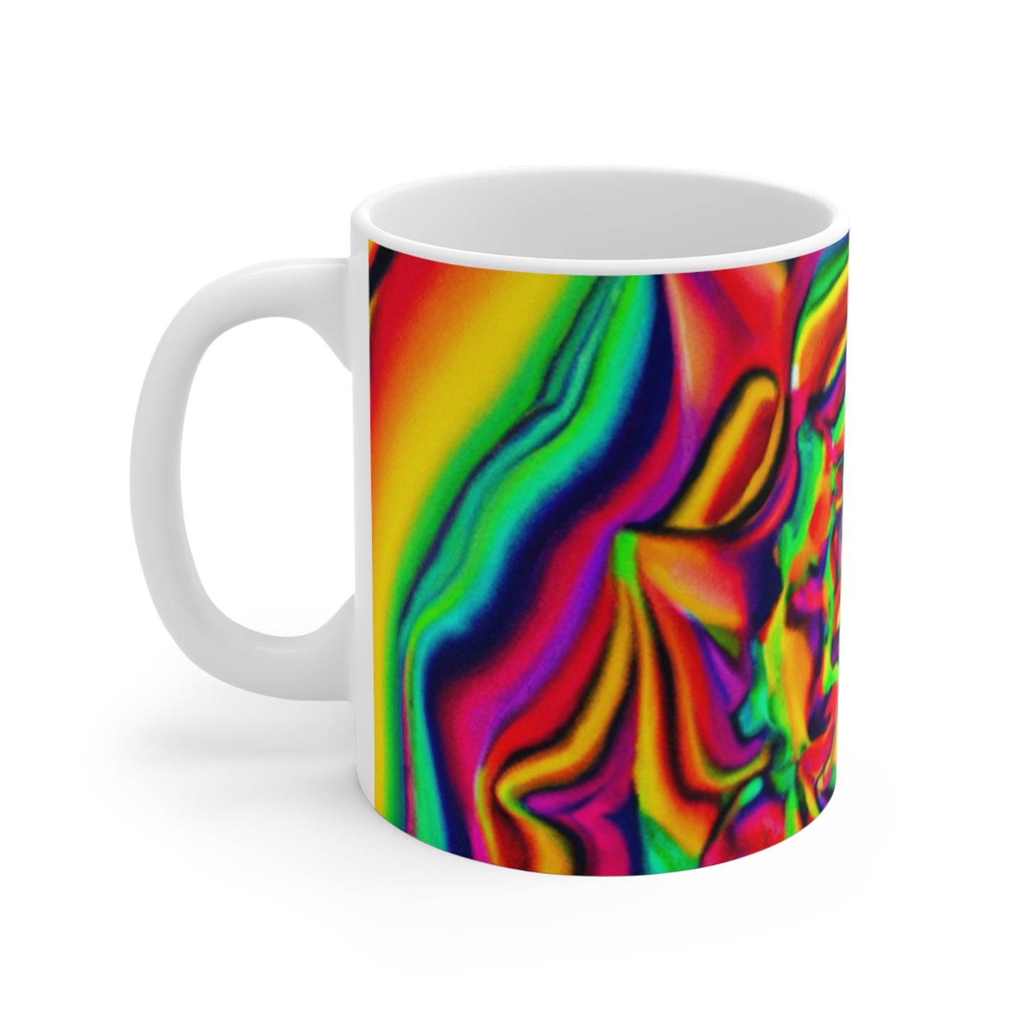 Juniper Joe's Java - Psychedelic Coffee Cup Mug 11 Ounce