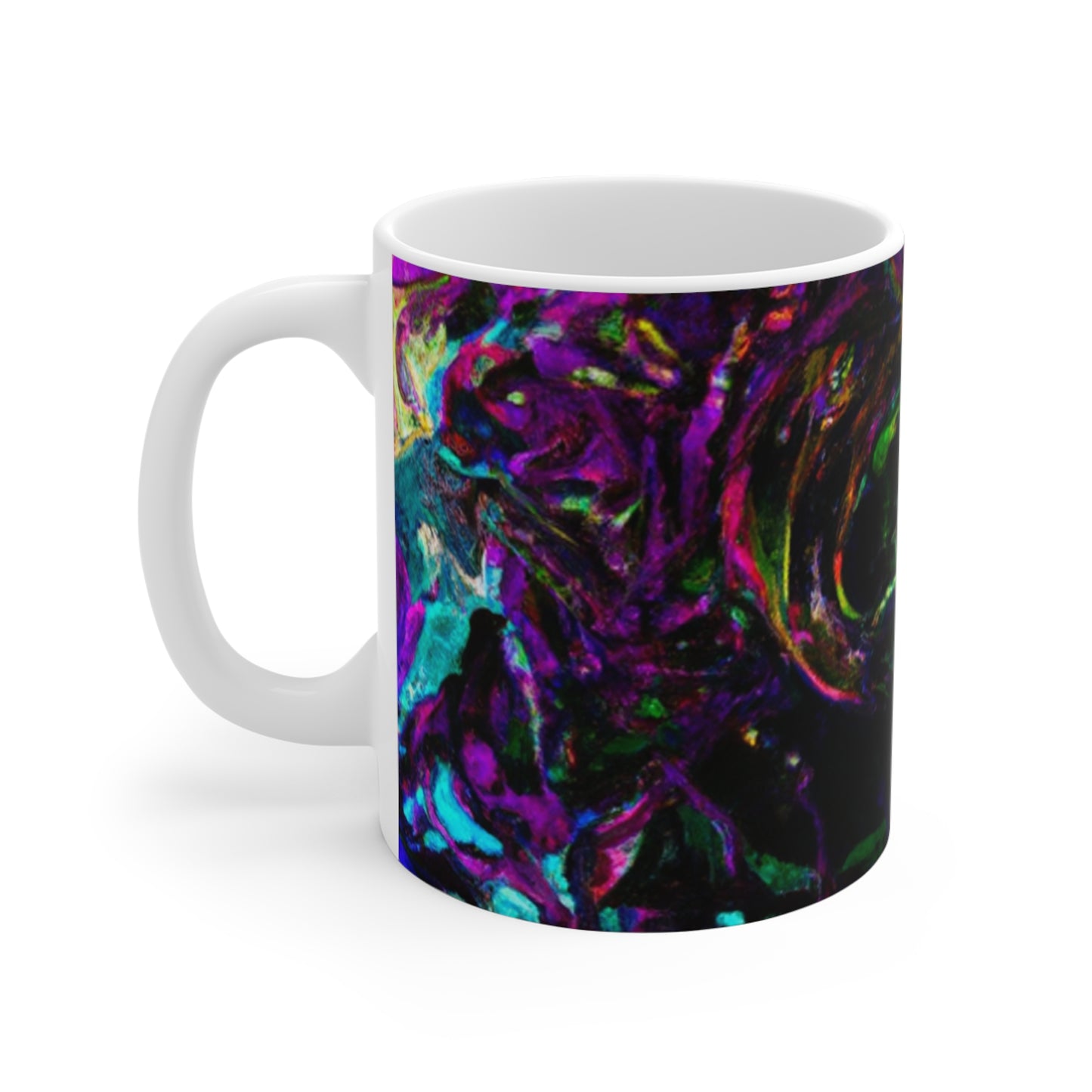 .

Freda's Fine Roasts - Psychedelic Coffee Cup Mug 11 Ounce