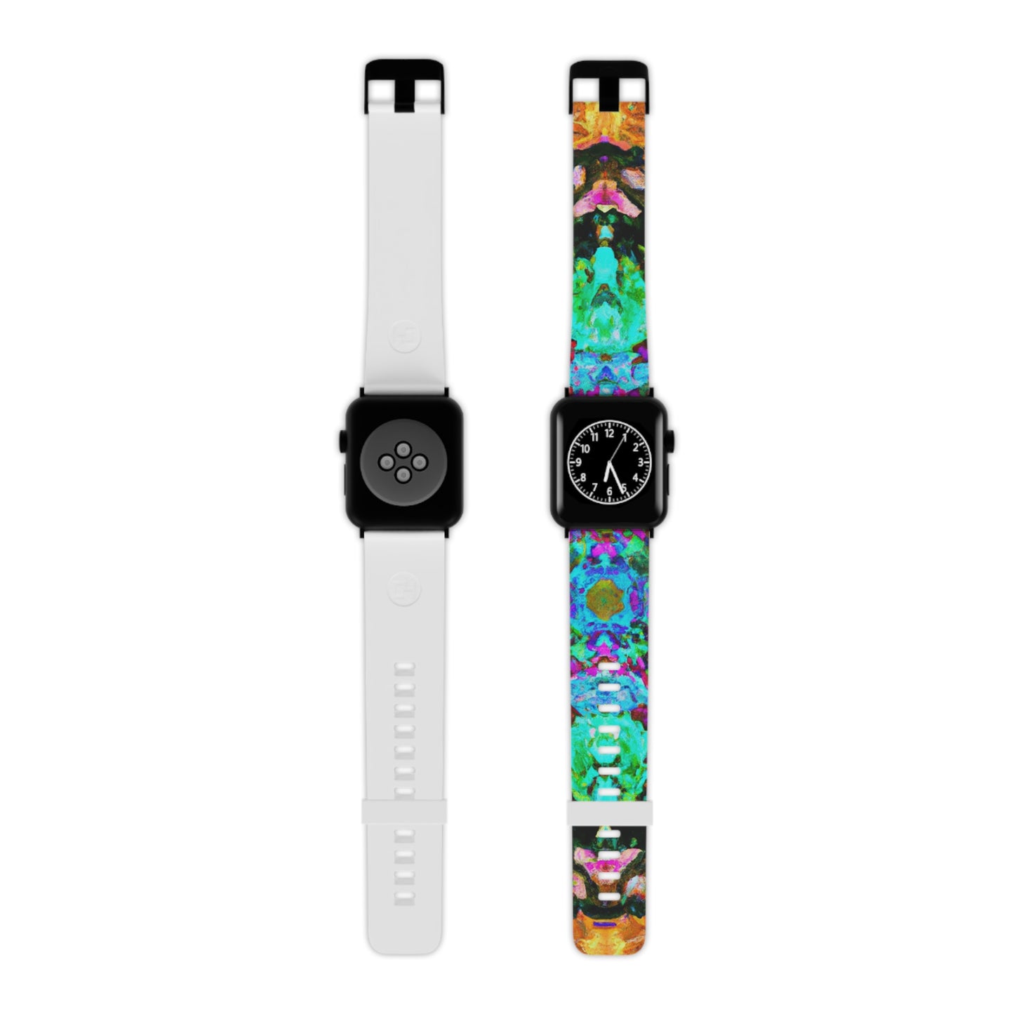 Nelson Glenfilded - Trippy Hippy Boho Psychedelic Apple Wrist Watch Band