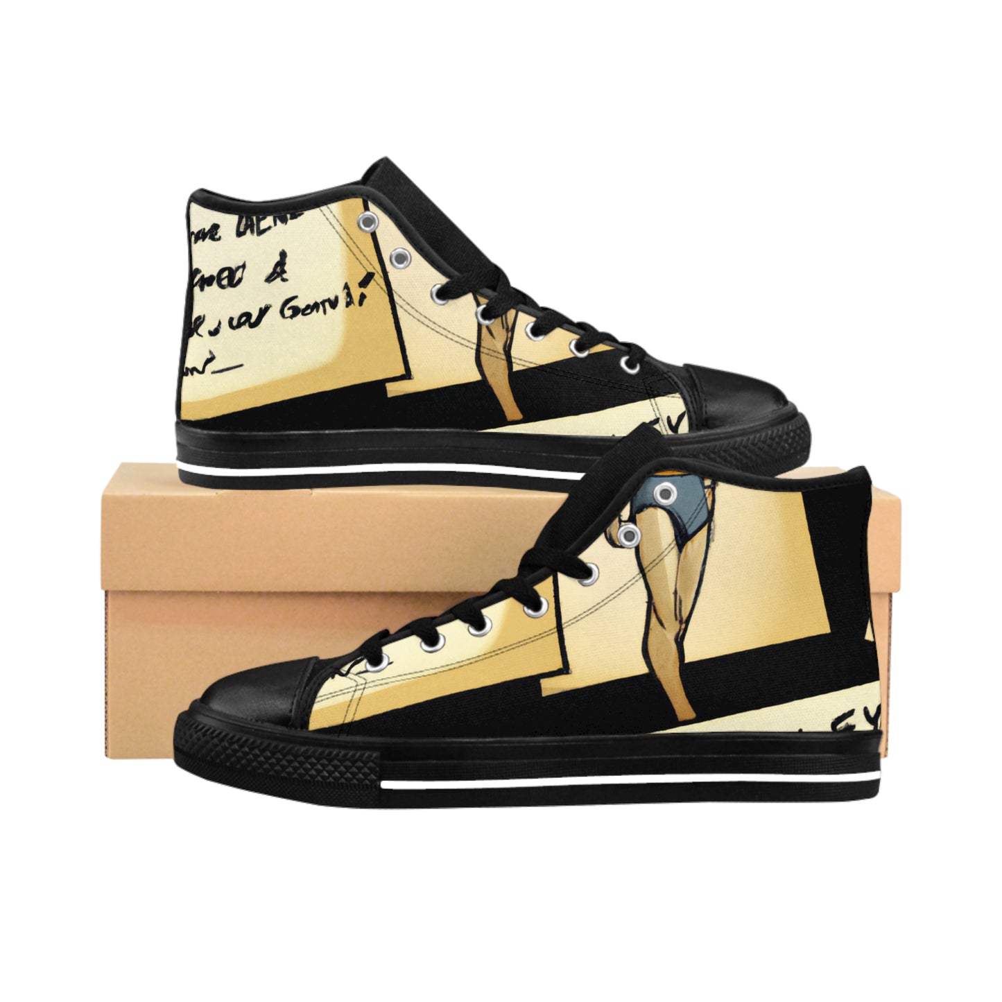 Aleksandr de LaBelle - Comic Book Hi Tops