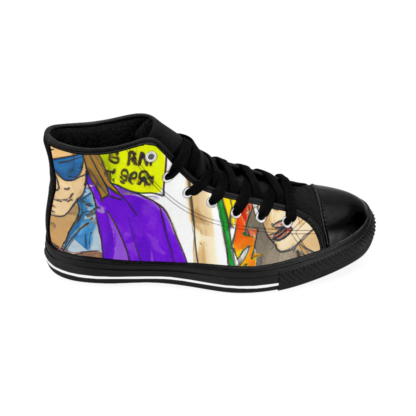 Sir Edwin Shoesworth - Comic Book Hi Tops