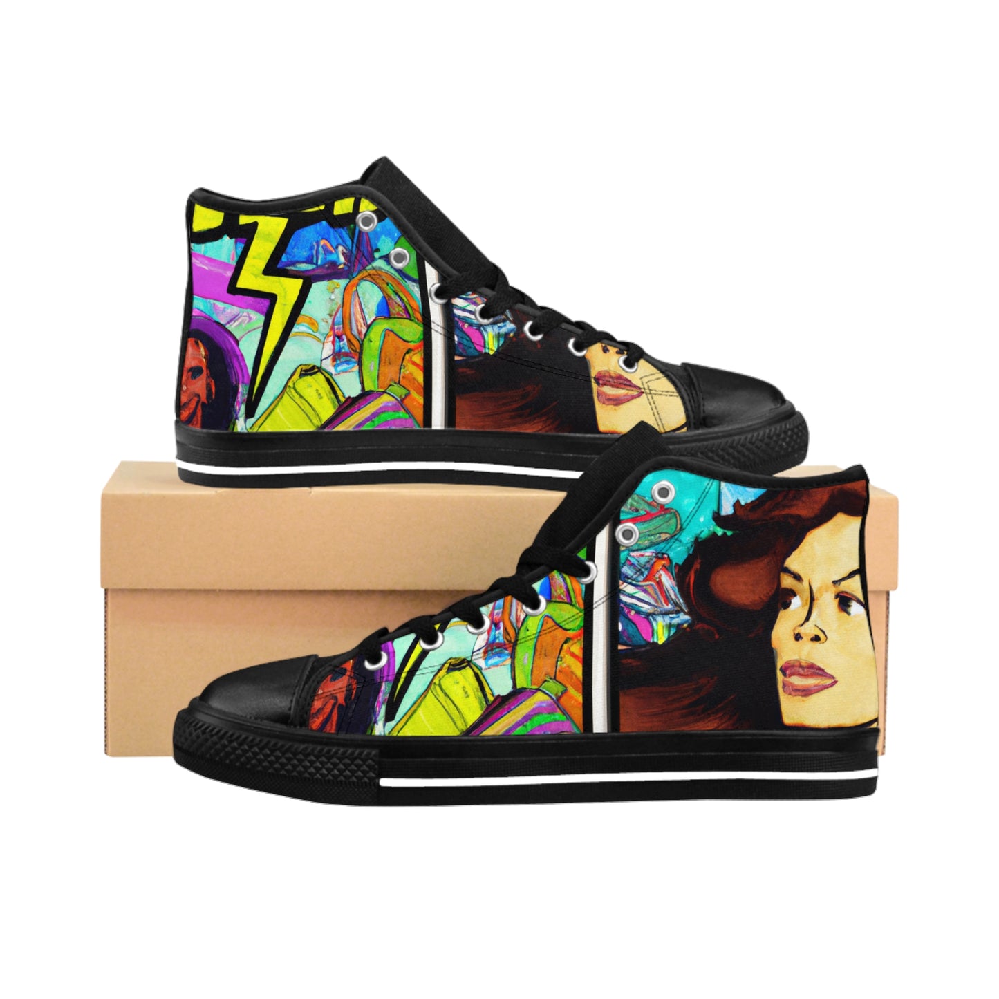 .

Fenella de Cartier - Comic Book Hi Tops