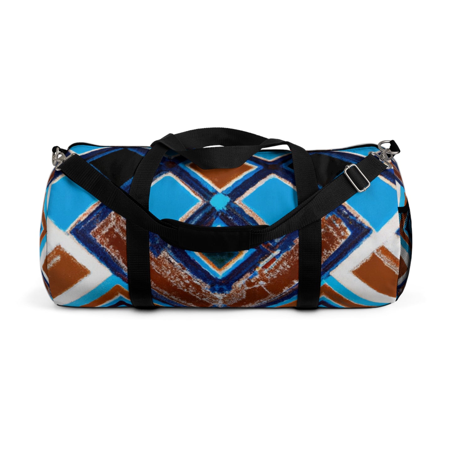 Harriett Walkerwood - Geometric Pattern Duffel Travel Gym Luggage Bag