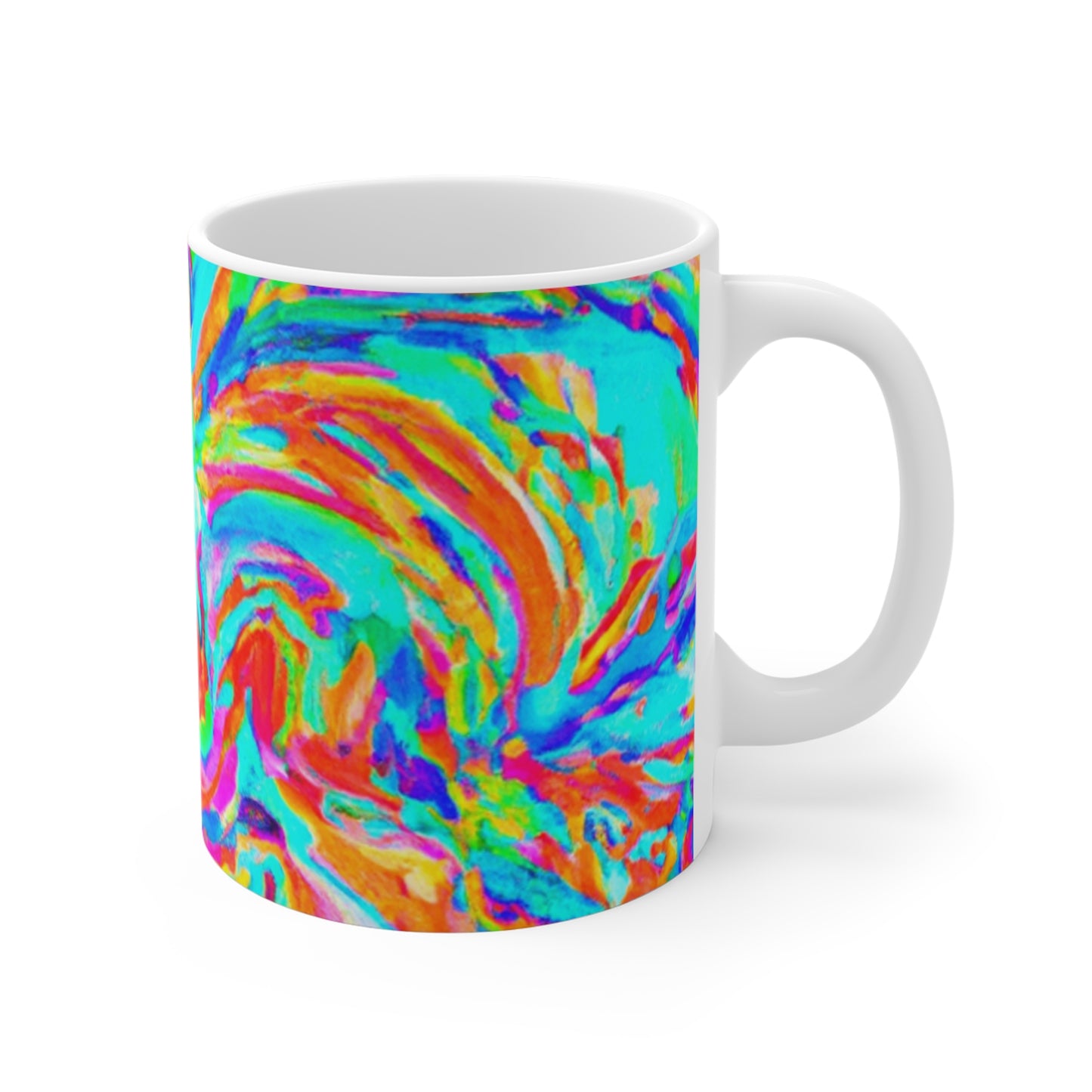 Millie's Coffee - Psychedelic Coffee Cup Mug 11 Ounce