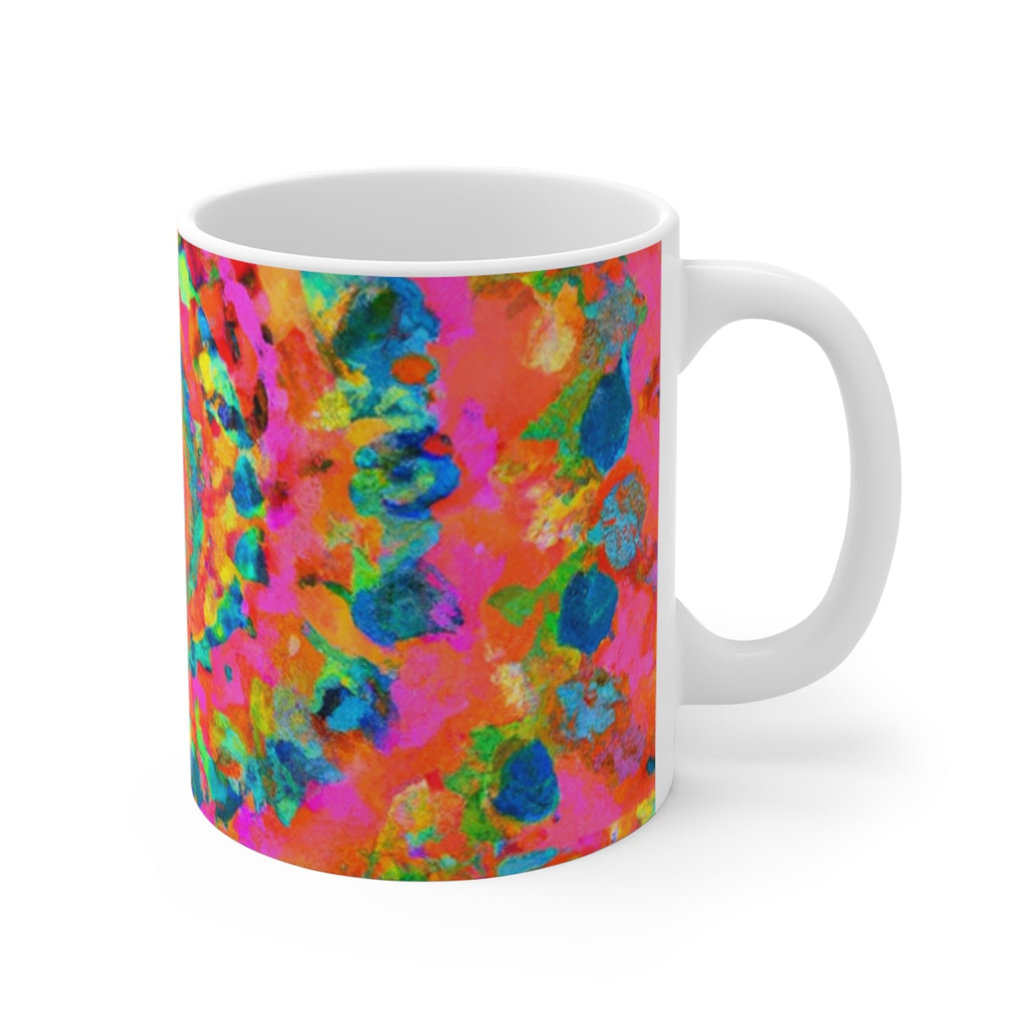 Brew Master Edna. - Psychedelic Coffee Cup Mug 11 Ounce