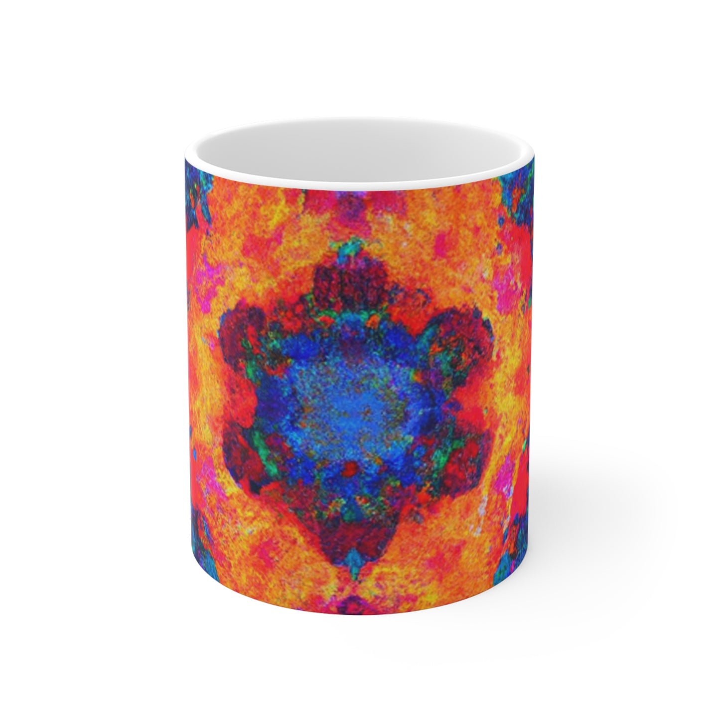 Robusta's Roasts & Joe's Java - Psychedelic Coffee Cup Mug 11 Ounce